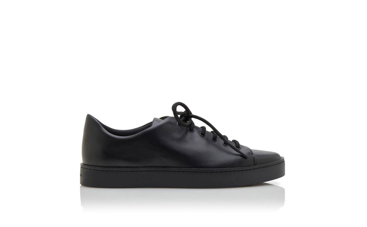SEMANADO Black Calf Leather Sneakers Product Image