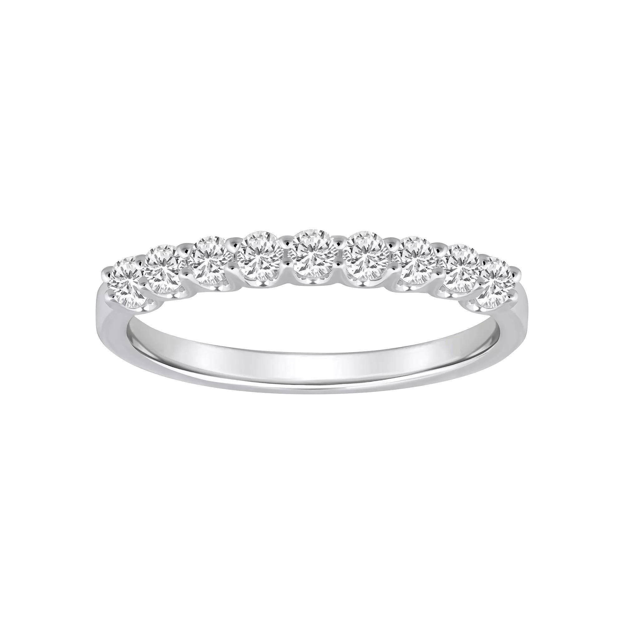 Alyson Layne 14k Gold 1/2 Carat T.W. Diamond Wedding Band, Women's, Size: 9.50, White Product Image