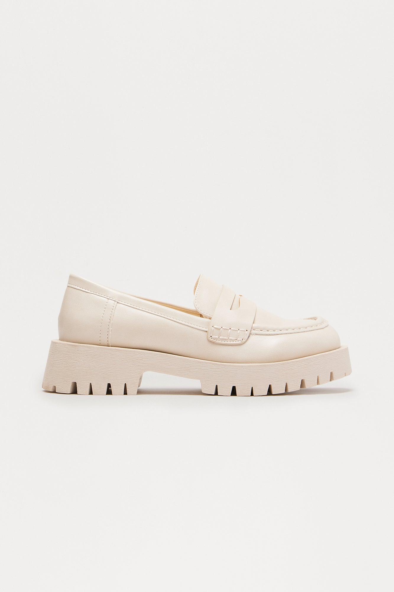 Maxine Slip On Loafers - Ivory Product Image