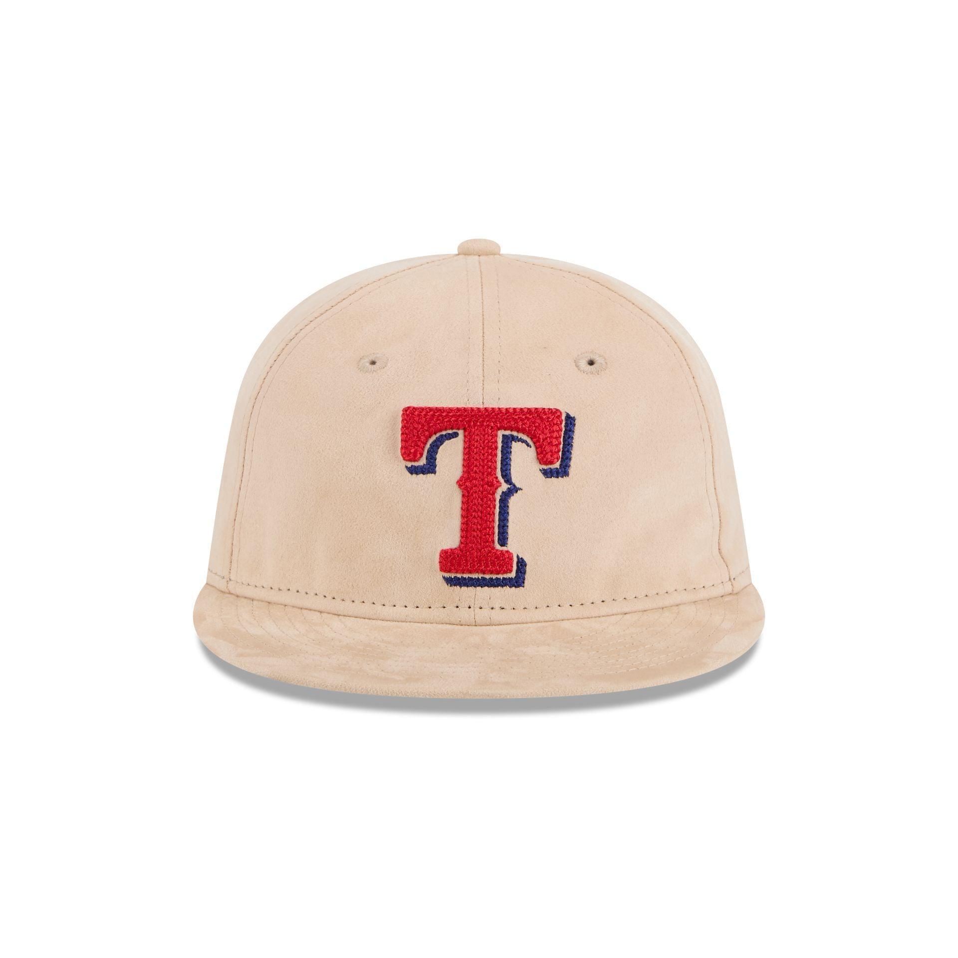 Texas Rangers Stone Suede Retro Crown 9FIFTY Snapback Hat Male Product Image