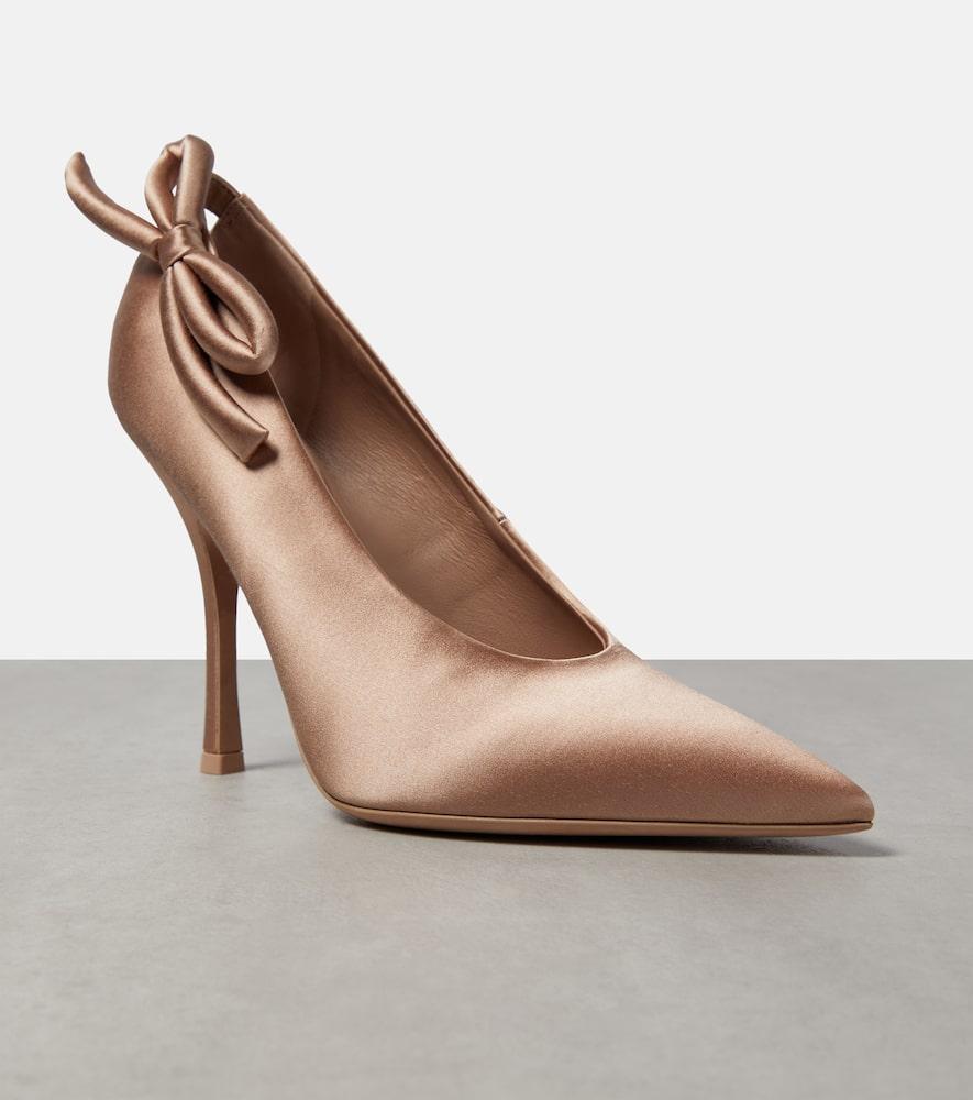 VALENTINO GARAVANI Nite Out 110 Satin Pump In Pink Product Image