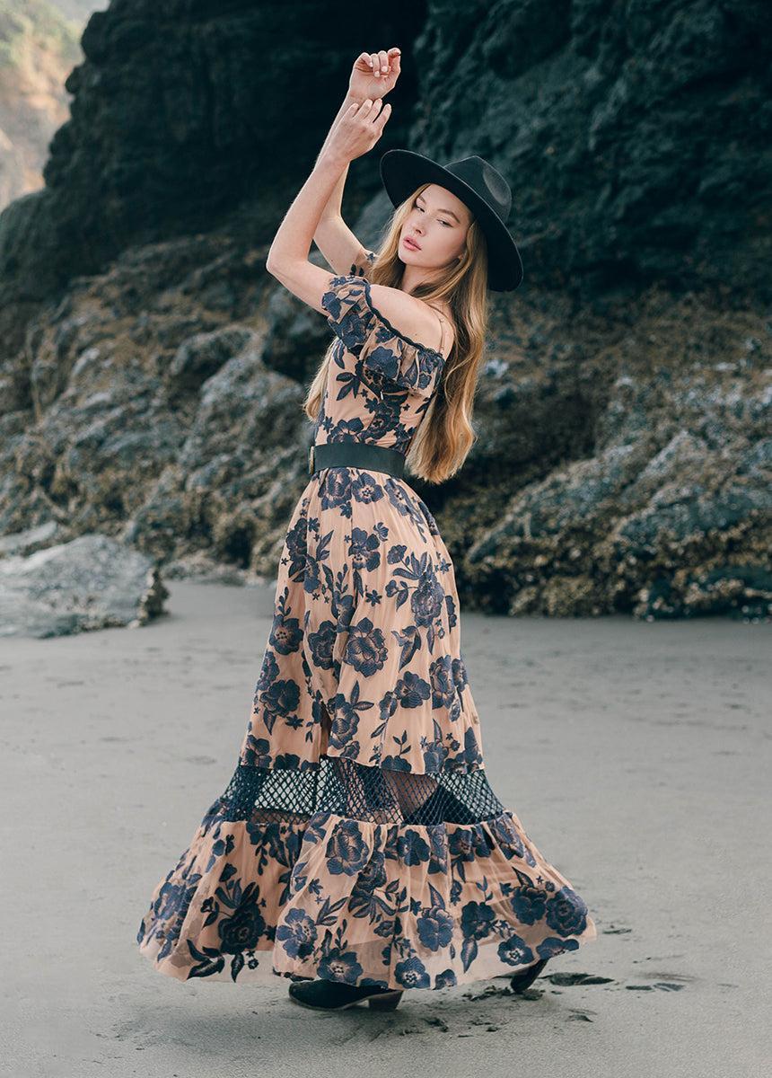 Paulina Dress in Charcoal Female Product Image