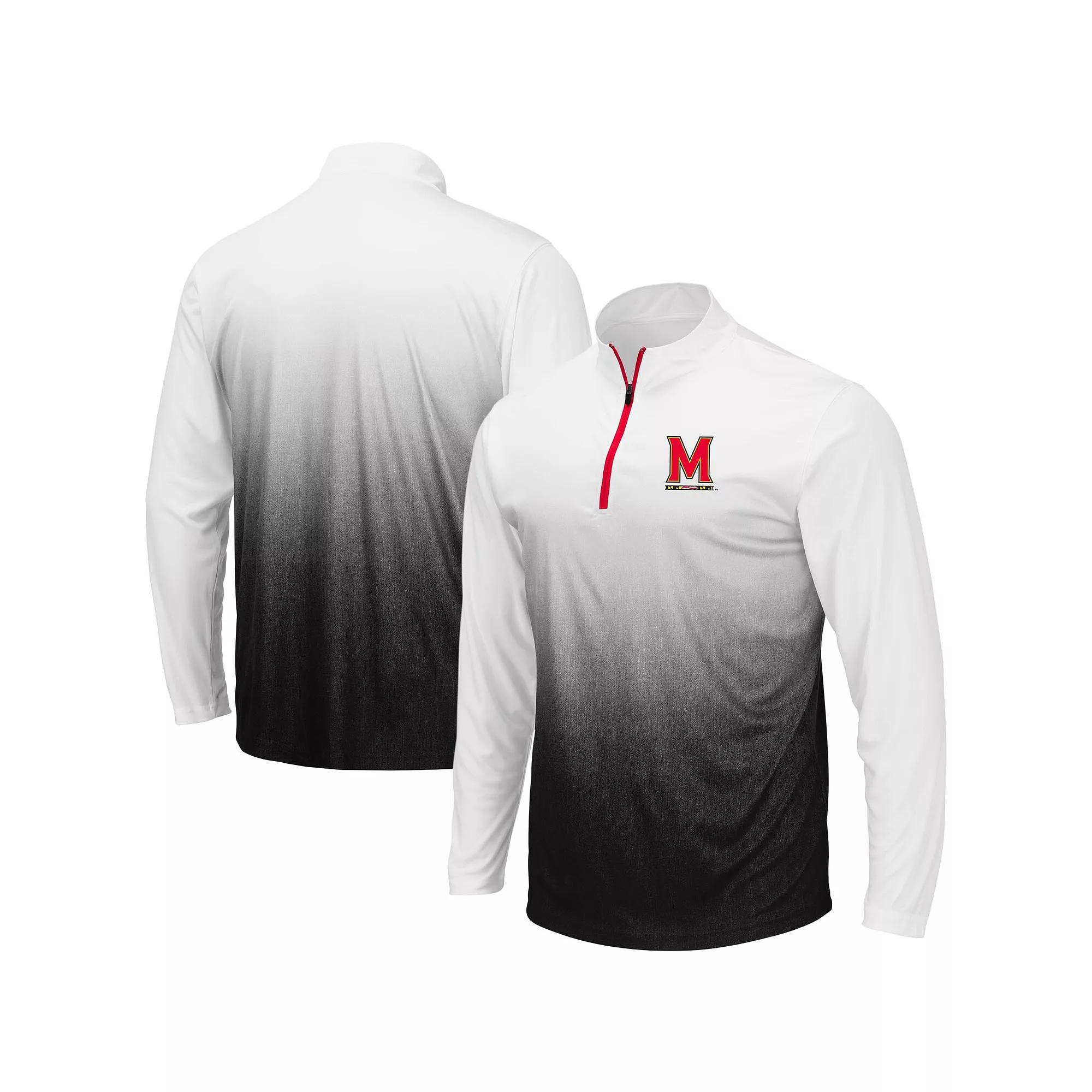 Men's Colosseum Gray Kansas State Wildcats Magic Team Logo Quarter-Zip Jacket, Size: Large, Grey Product Image