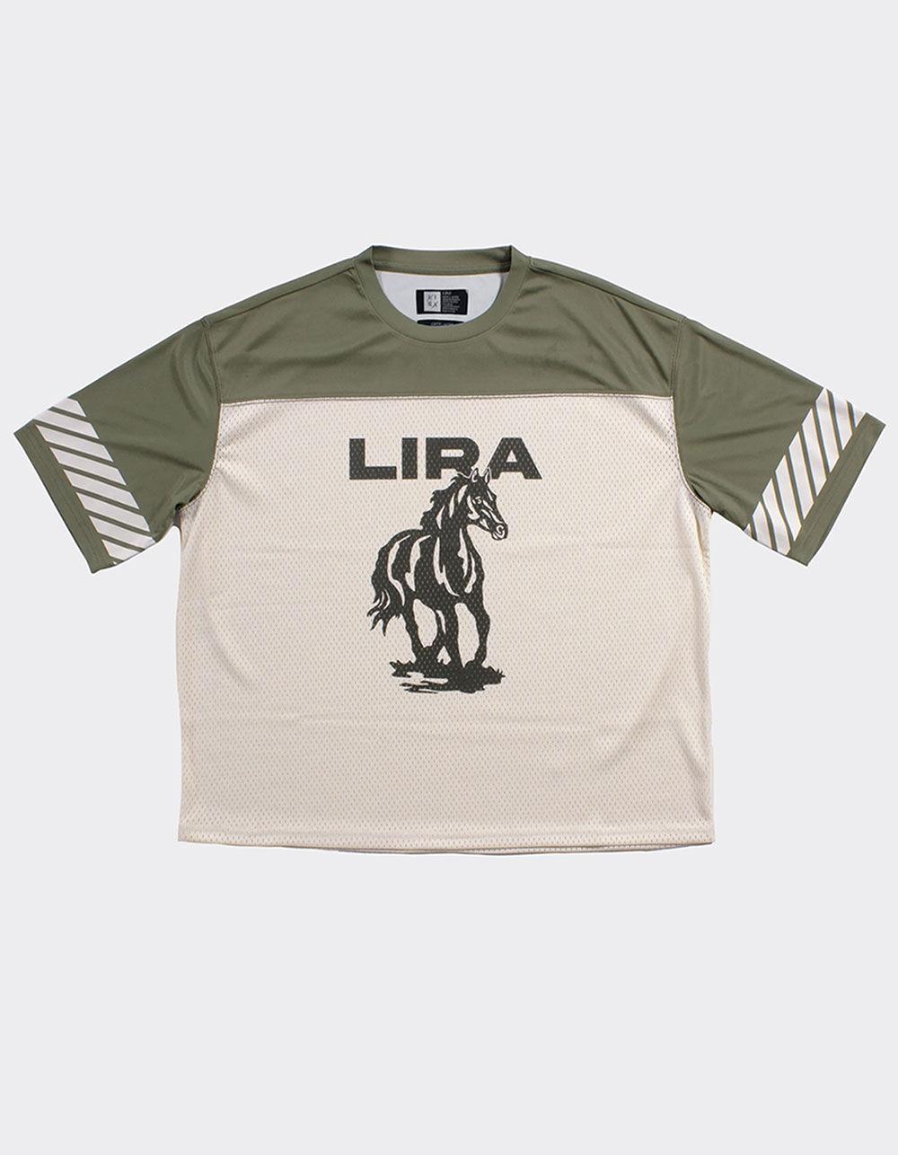 LIRA Galveston Mens Football Jersey - BLACK Product Image