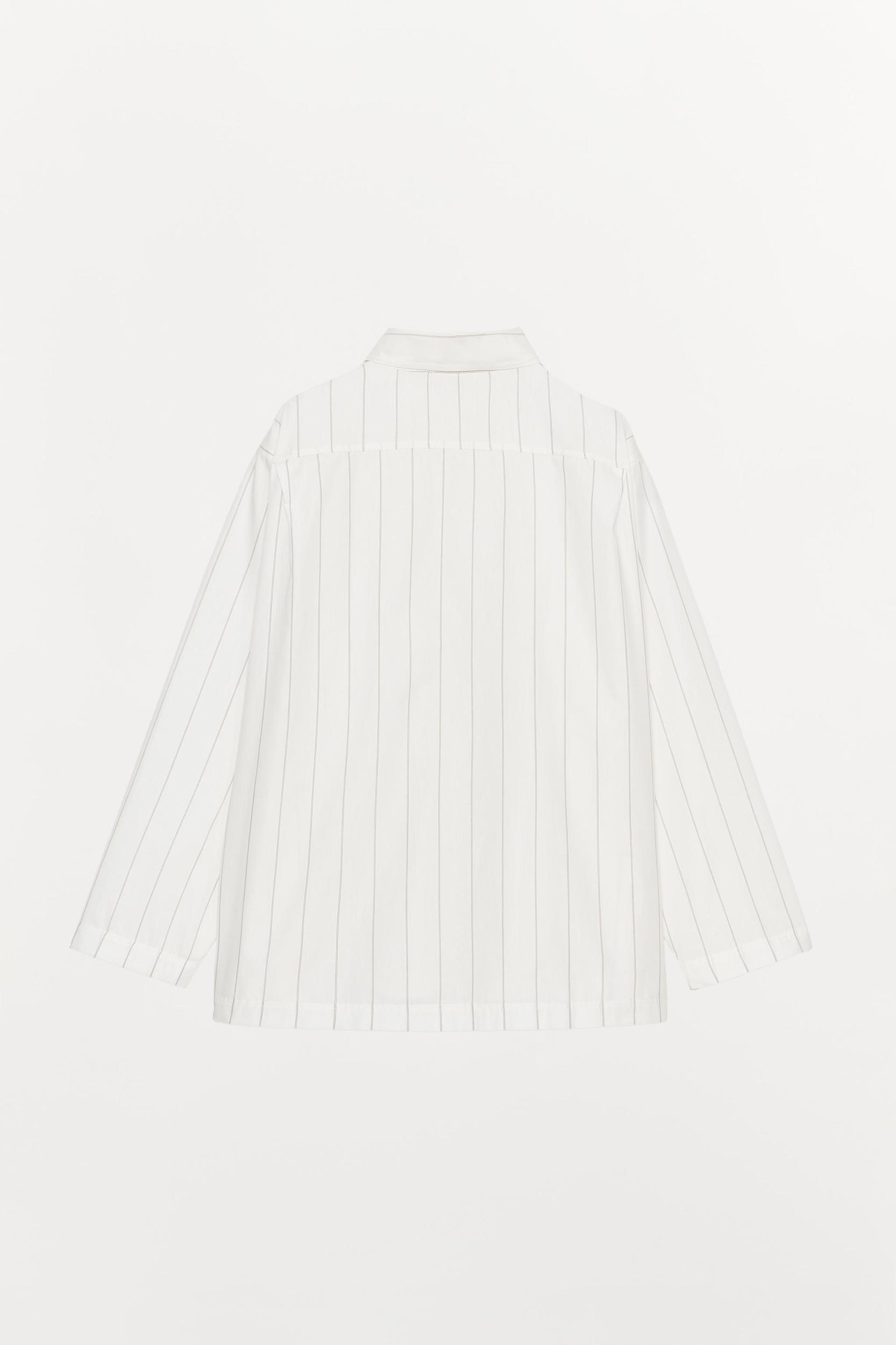 STRIPED PAJAMA SHIRT Product Image