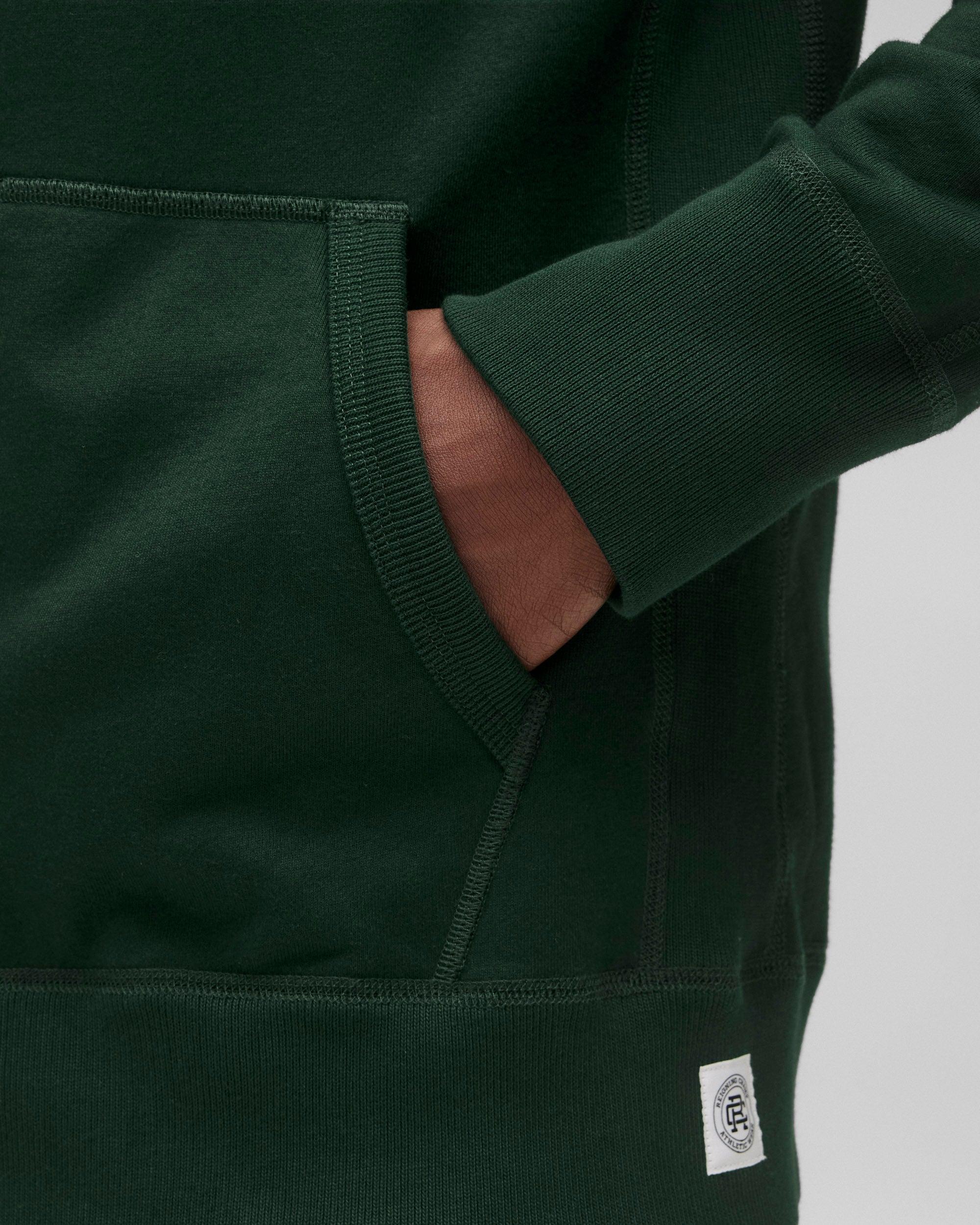Midweight Terry Slim Zip Hoodie Male Product Image