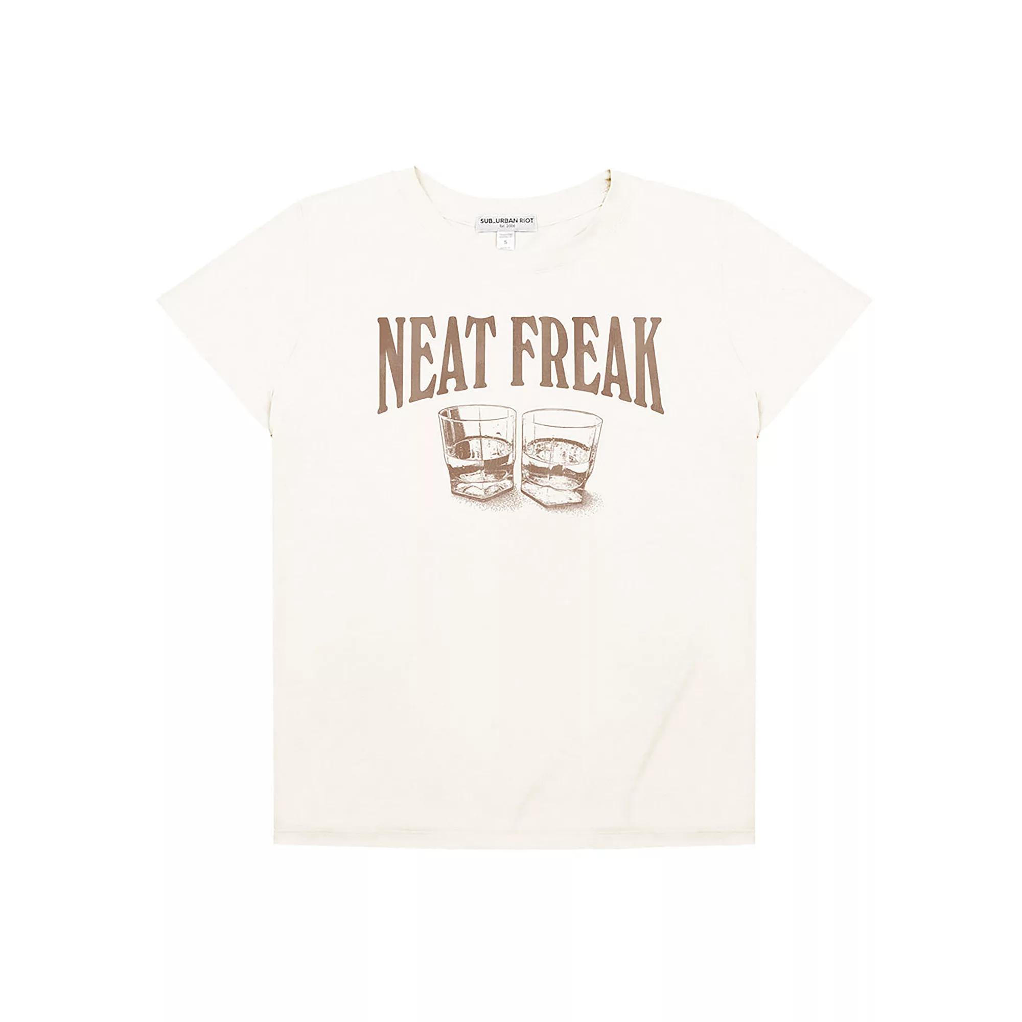 Womens Suburban Riot Neat Freak Loose Graphic Tee, Girls Product Image