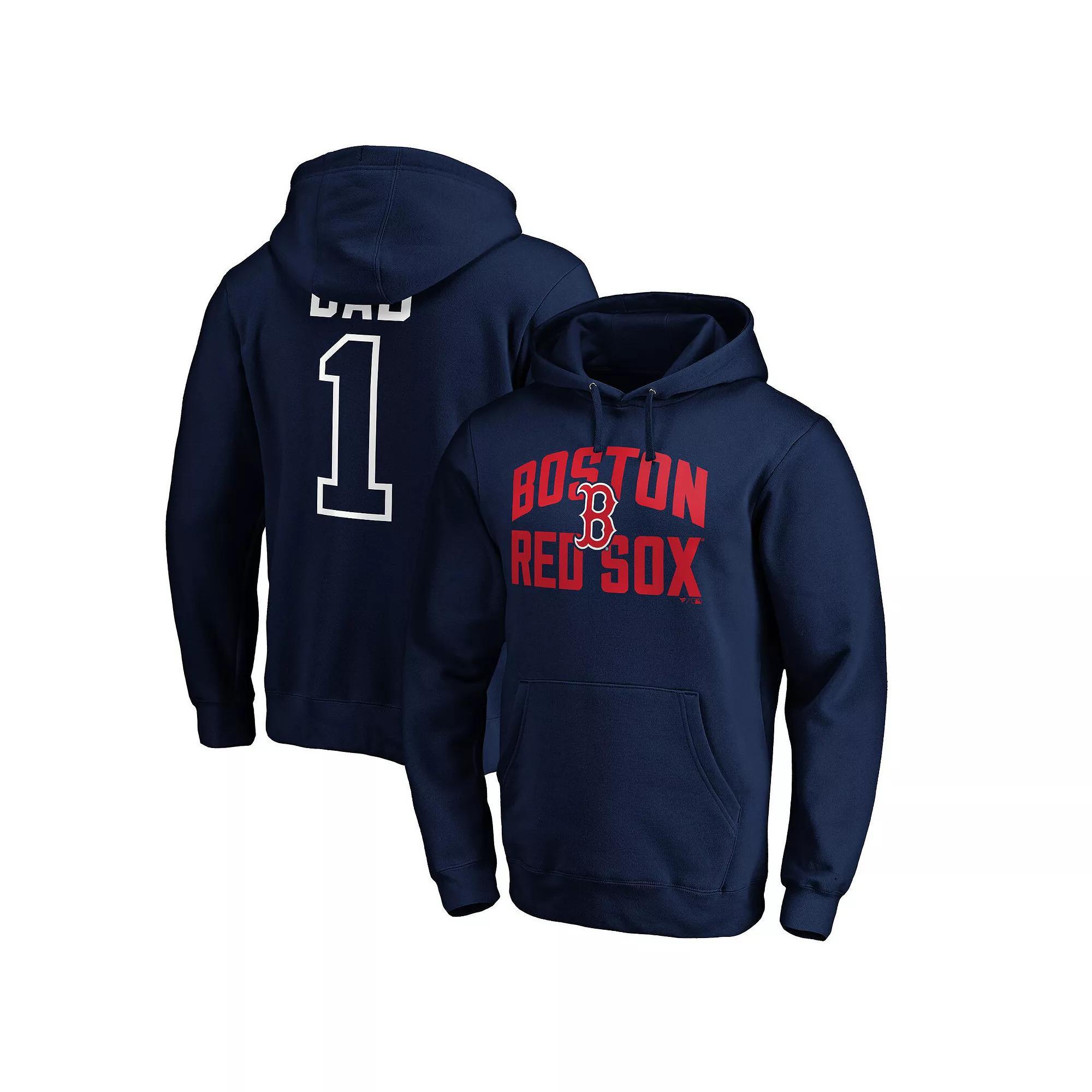 Mens Fanatics Branded Boston Red Sox Midnight Mascot Pullover Hoodie Product Image
