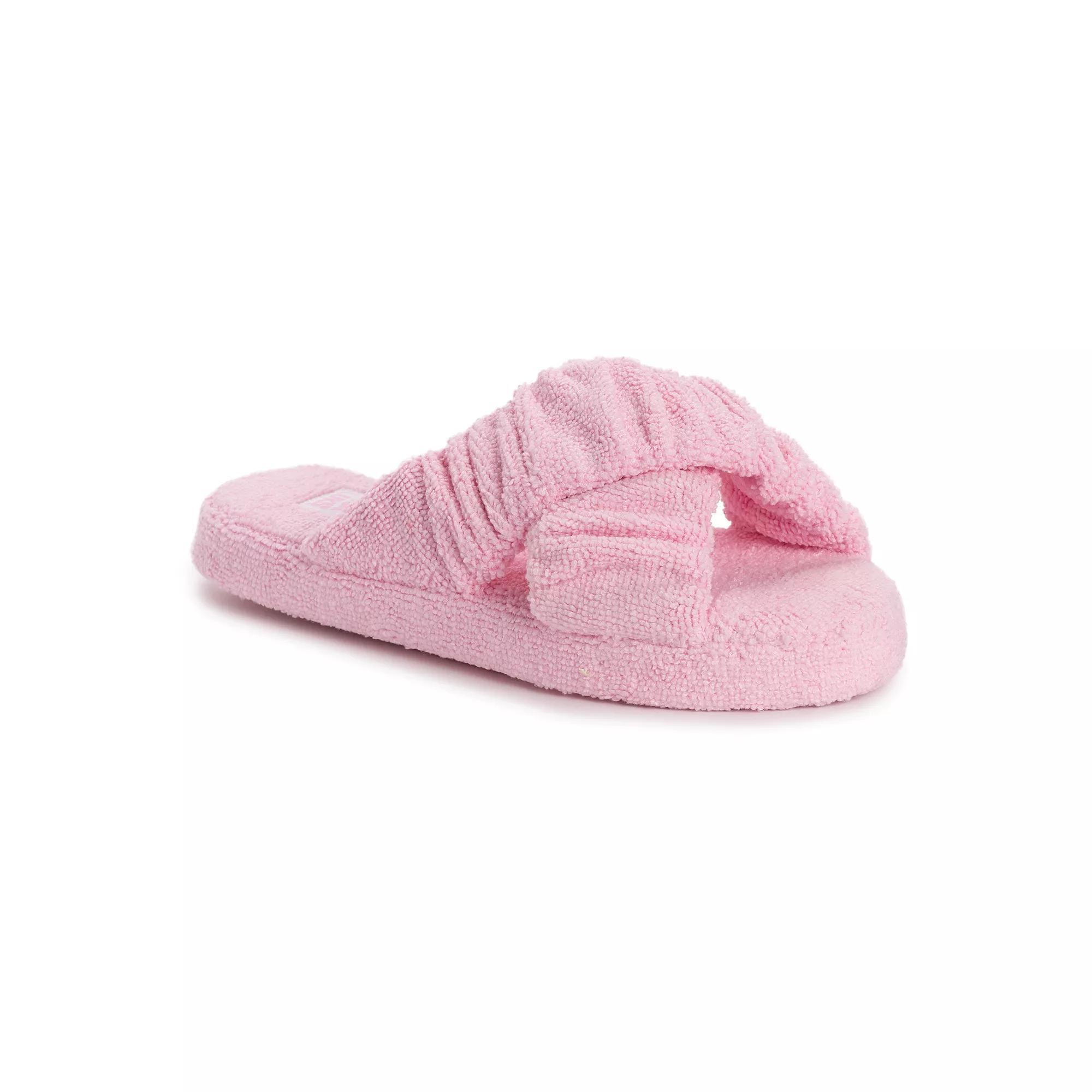 MUK LUKS Maelle Womens Criss-Cross Slippers Product Image