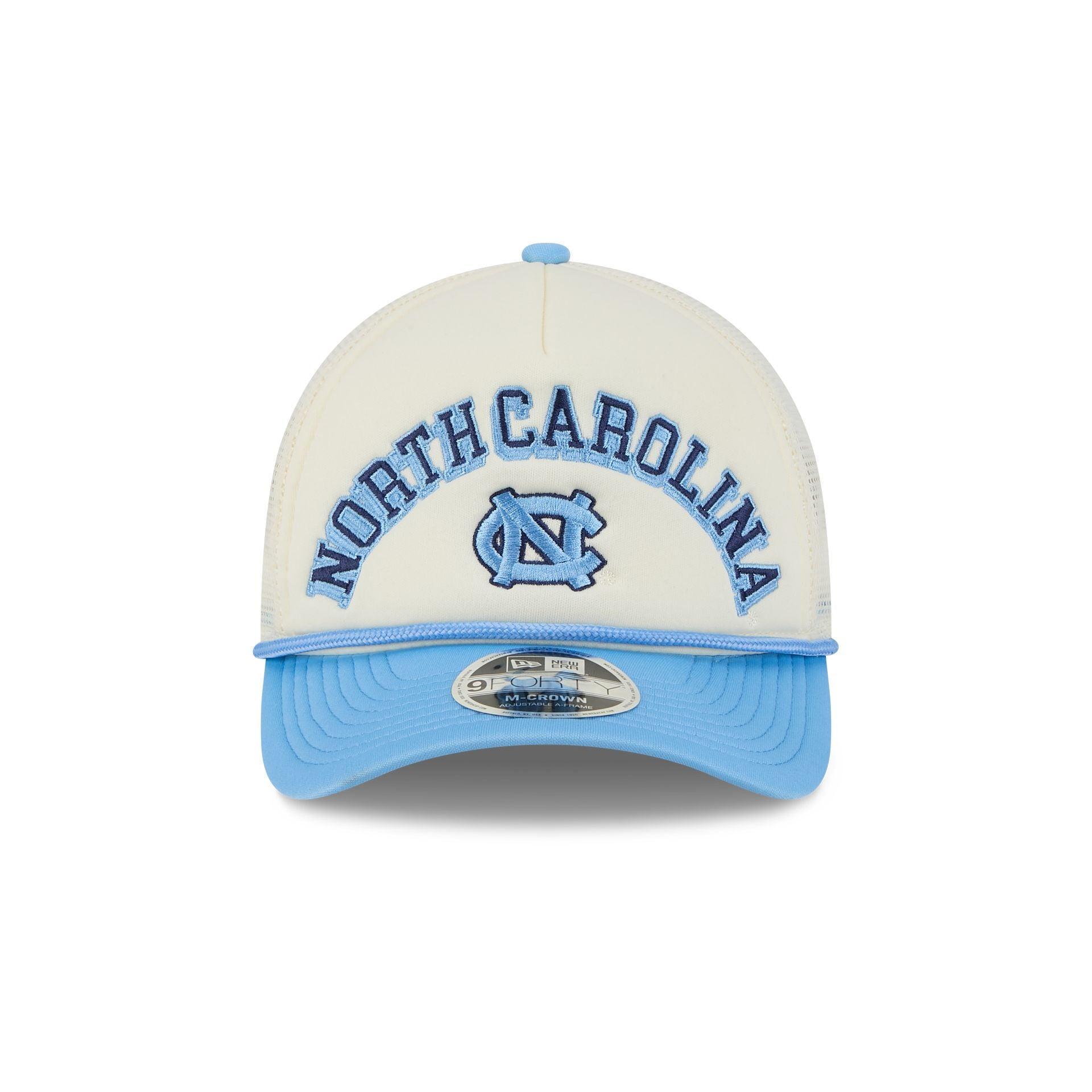 North Carolina Tar Heels Chrome Arch 9FORTY M-Crown A-Frame Trucker Hat Male Product Image