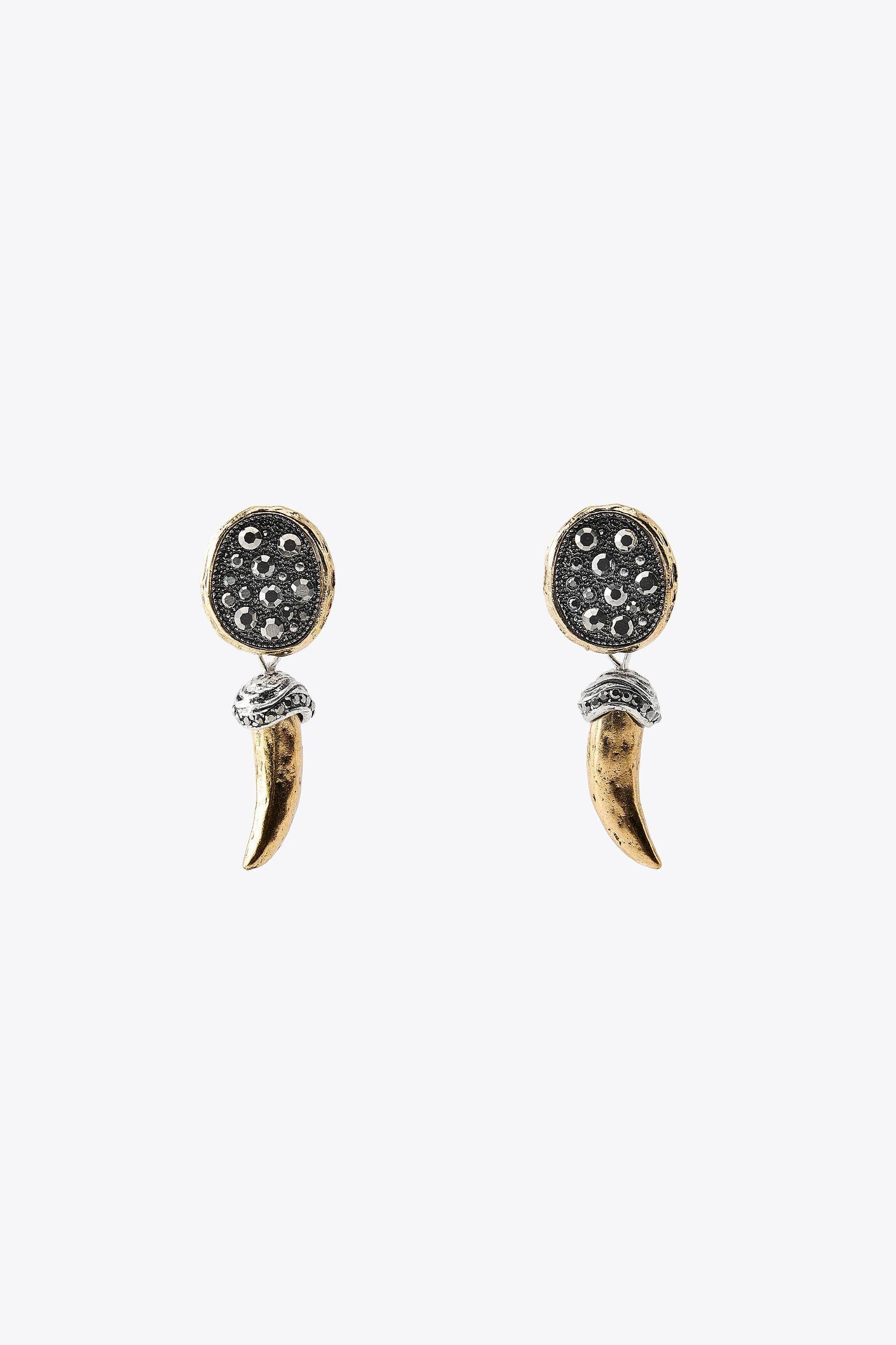 SPARKLY HORN EARRINGS Product Image