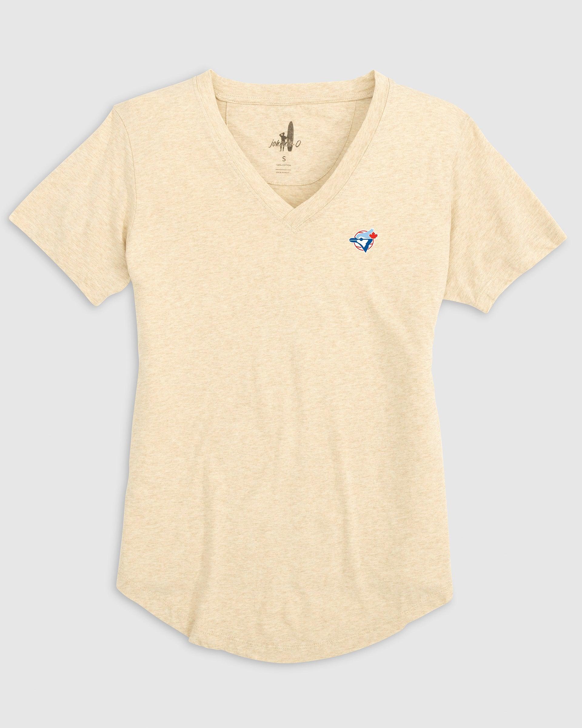 Women's Cincinnati Reds Merediths V-Neck T-Shirt Female Product Image