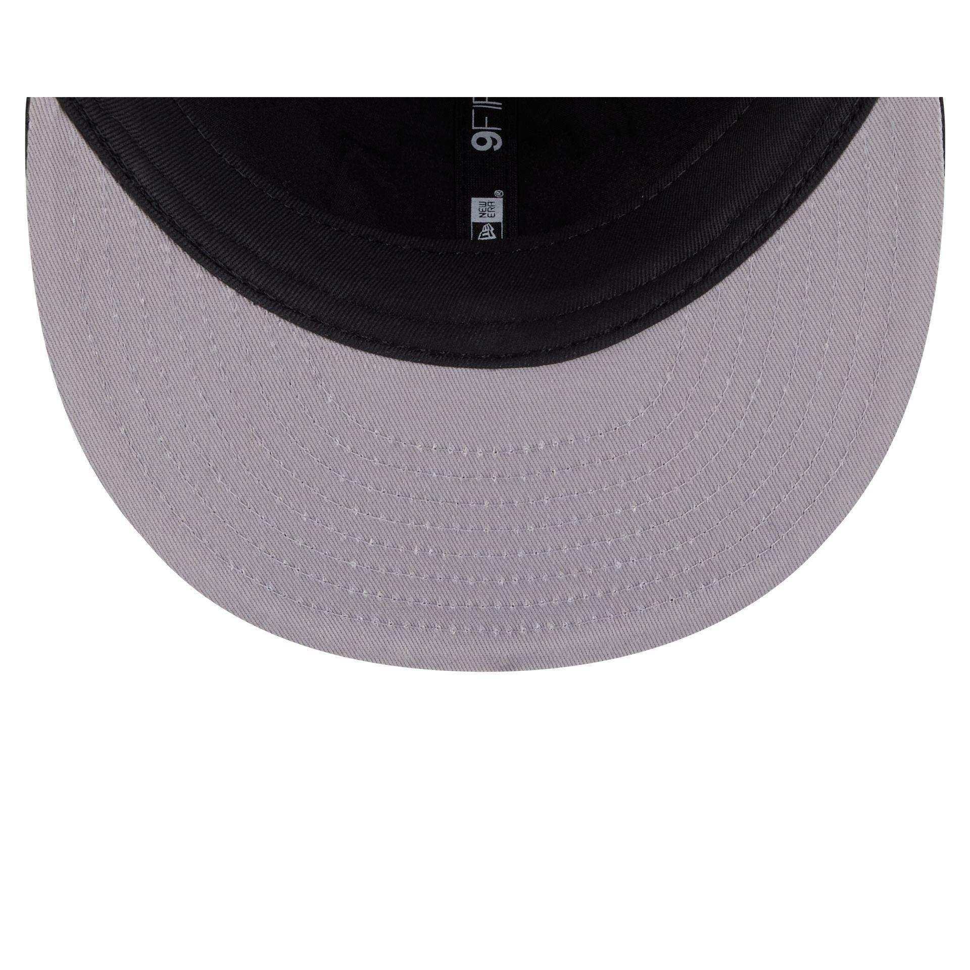 Houston Astros Black and White Plaid Retro Crown 9FIFTY Snapback Hat Male Product Image
