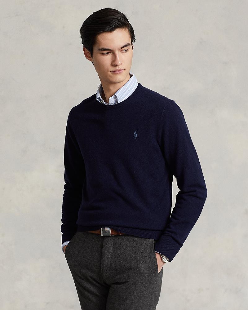 Polo Ralph Lauren Wool Regular Fit Crewneck Sweater Product Image
