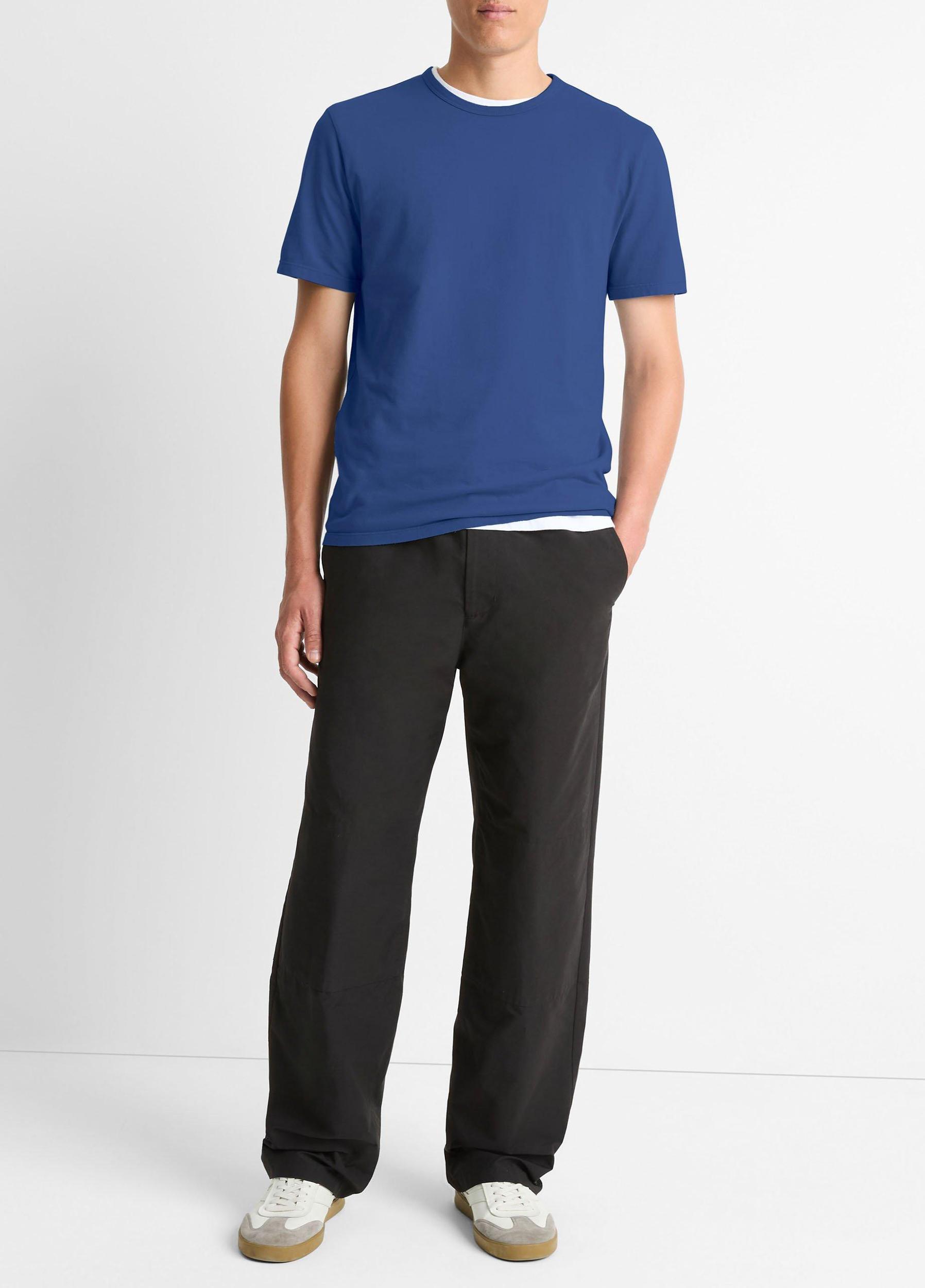 Mens Garment Dye Cotton T-Shirt Vince Product Image
