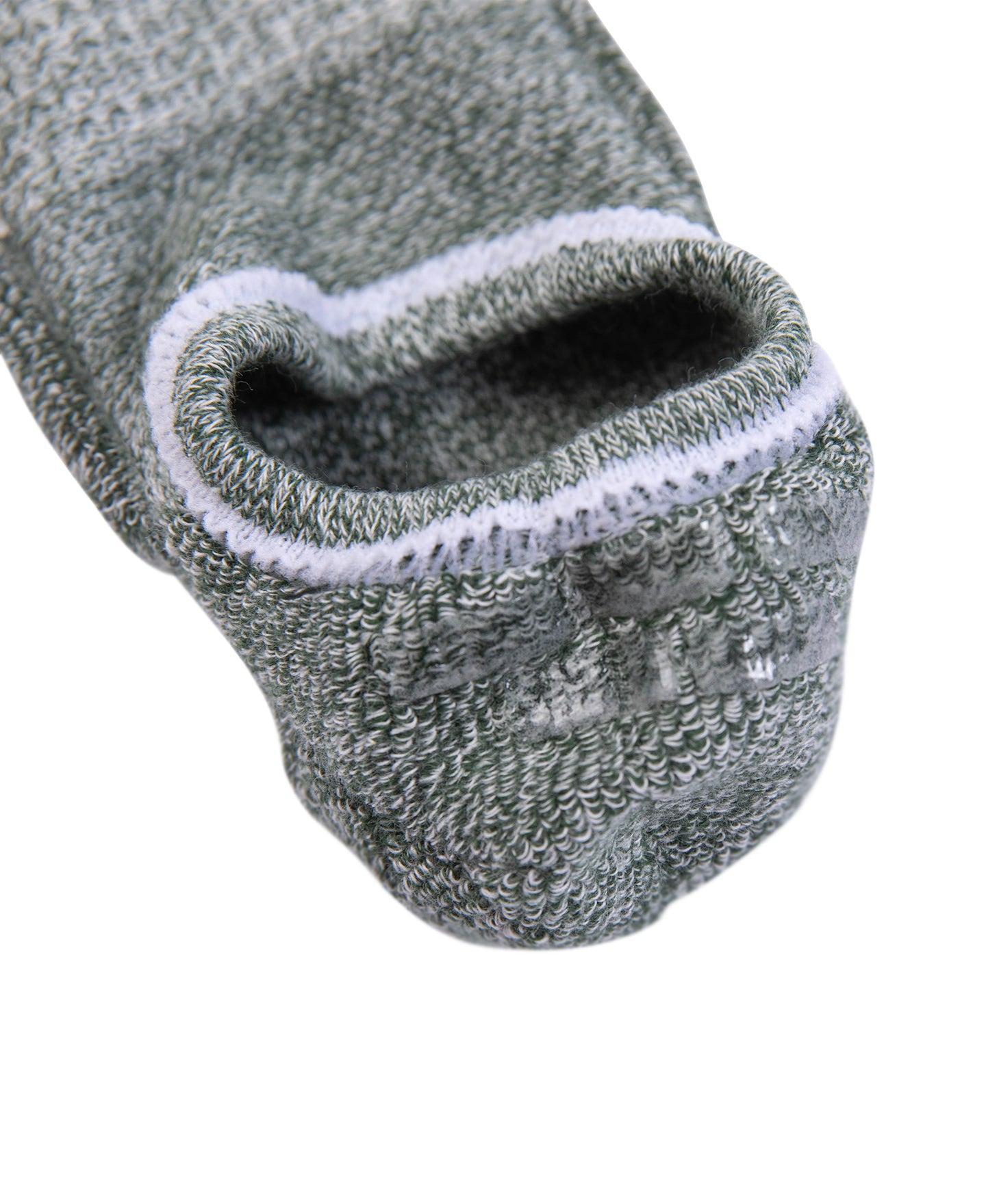 Colored Cotton No Show Socks - Navy Product Image