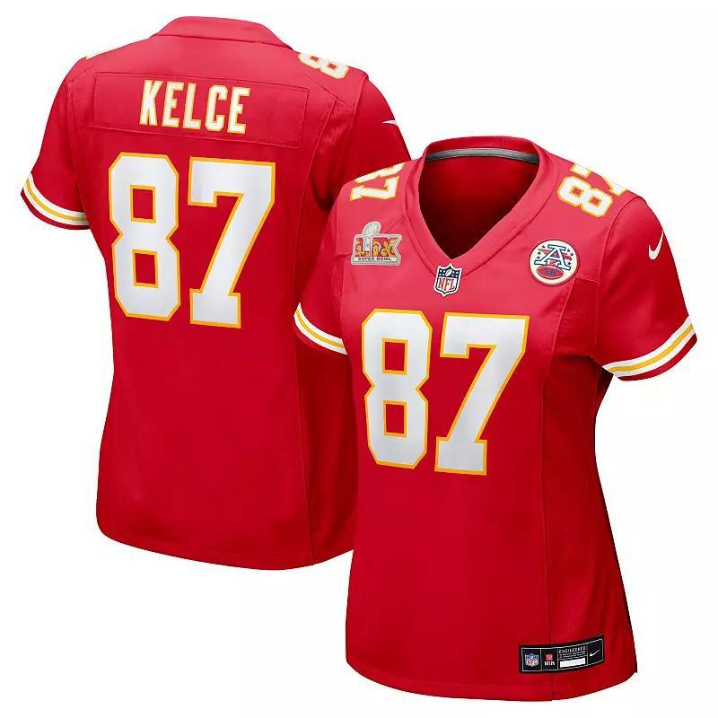 Womens Nike Travis Kelce Kansas City Chiefs Super Bowl LIX Game Jersey Product Image