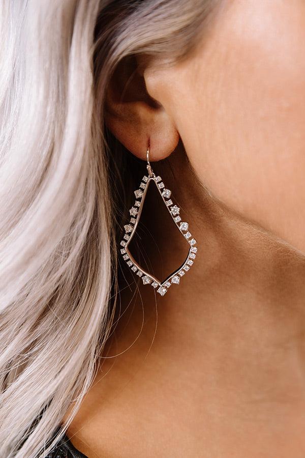 Kendra Scott Sophee Crystal Drop Earrings in Silver Product Image