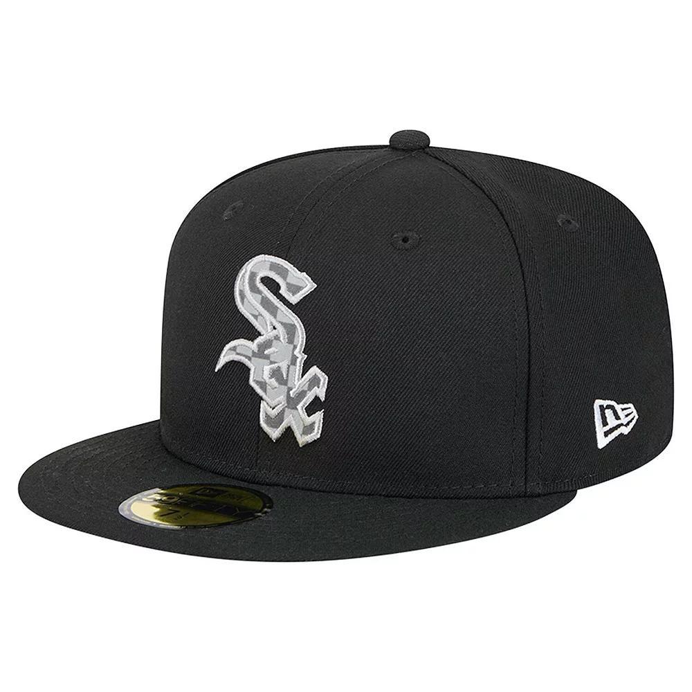Mens New Era Philadelphia Phillies Checkered Undervisor 59FIFTY Fitted Hat Product Image