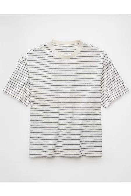AE Boxy Textured Striped T-Shirt Men's Product Image