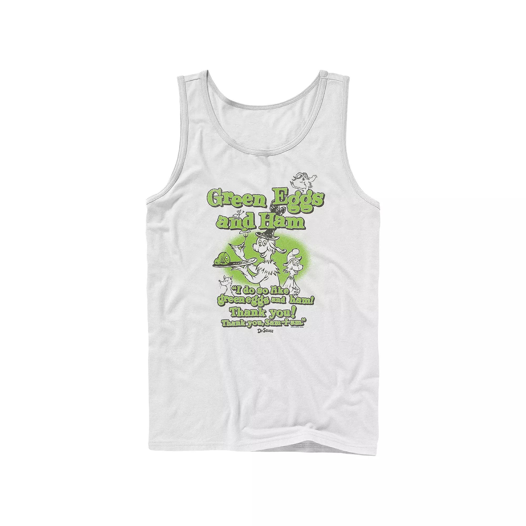 Mens Dr. Seuss I Do So Like Green Eggs And Ham Graphic Tank Product Image