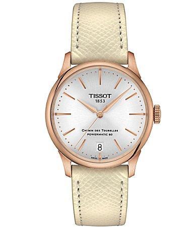 Tissot Chemin des Tourelles Powermatic 80 Watch, 34mm Product Image