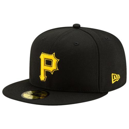 Men's New Era Black Pittsburgh Pirates Alternate 2 Authentic Collection On-Field 59FIFTY Fitted Hat, Size: 7 1/4 Product Image