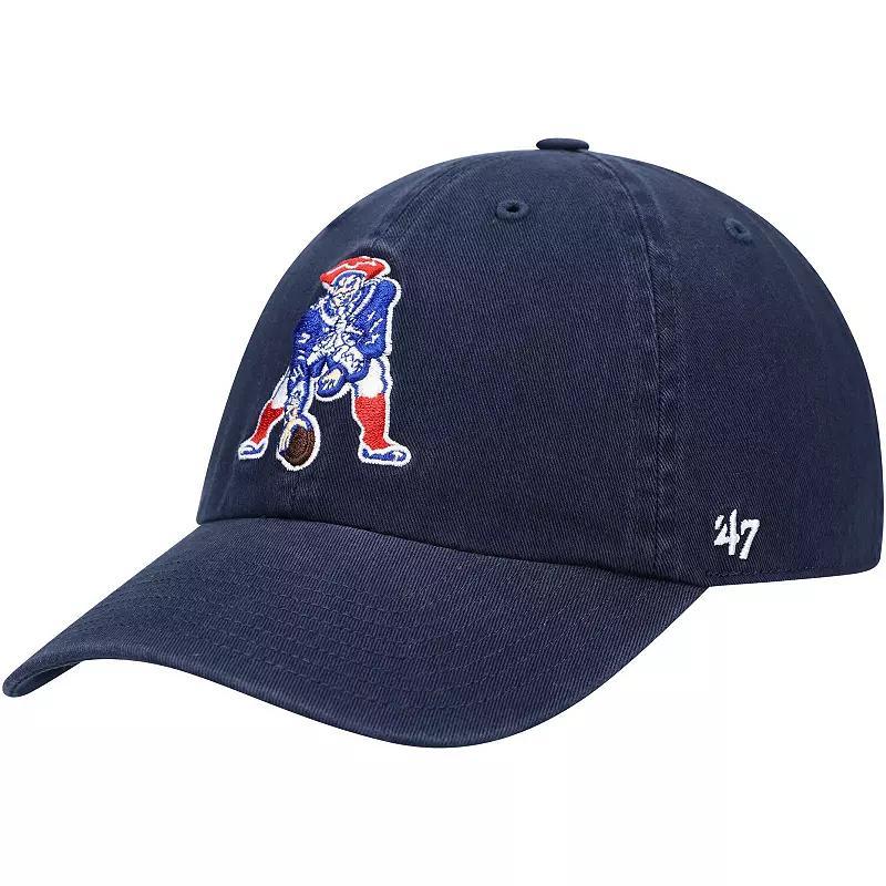 Men's '47 Navy New England Patriots Clean Up Legacy Adjustable Hat, Blue Product Image