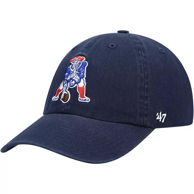 Men's '47 Navy New England Patriots Clean Up Legacy Adjustable Hat, Blue Product Image
