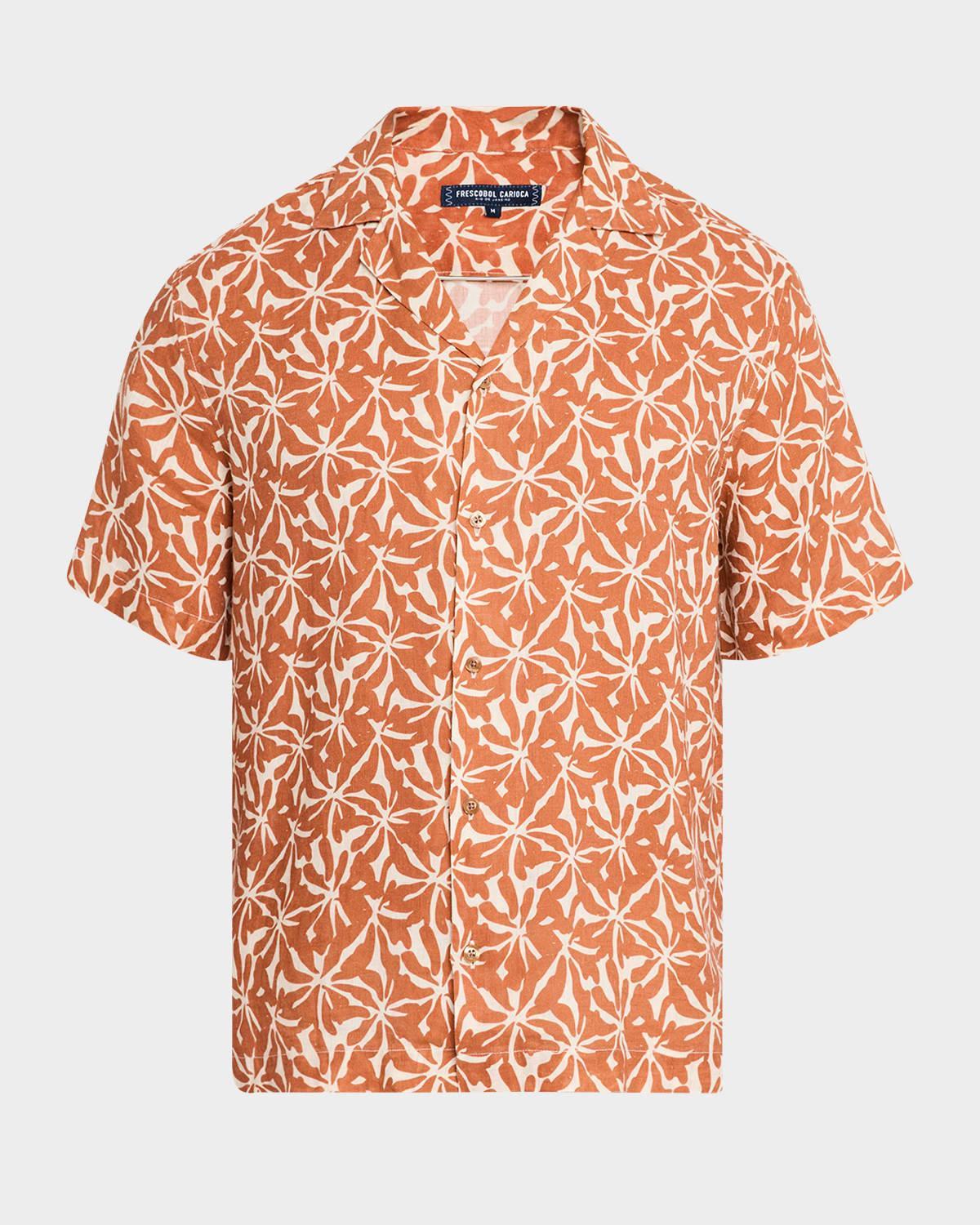 Men's Roberto Abstract Floral Camp Shirt Product Image