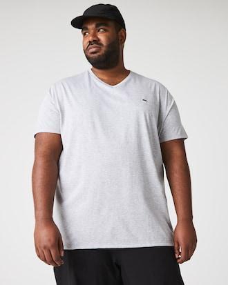 Lightweight Cotton Pima V Neck T-shirt Product Image