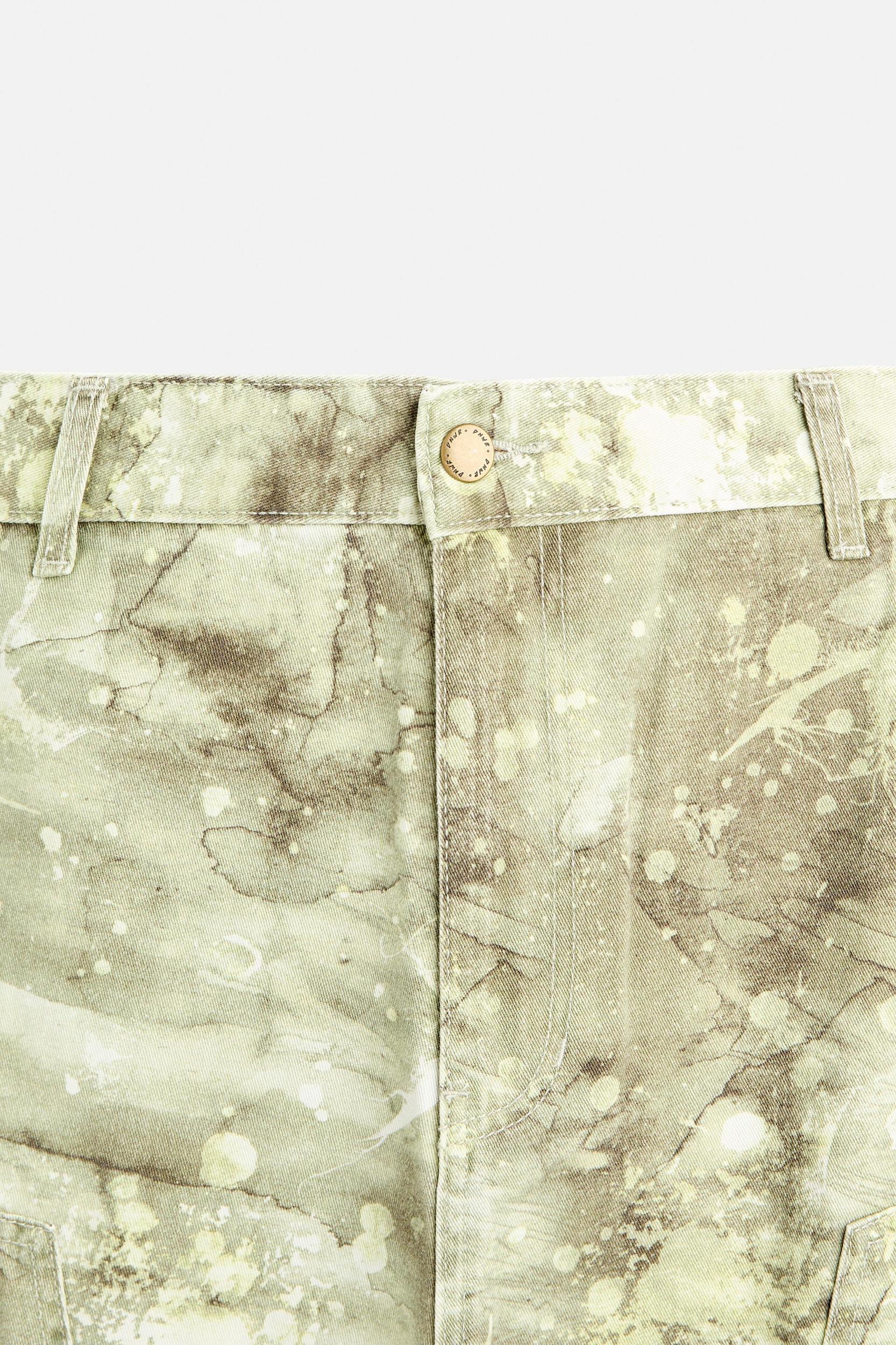 ABSTRACT PRINT CARPENTER PANTS Product Image
