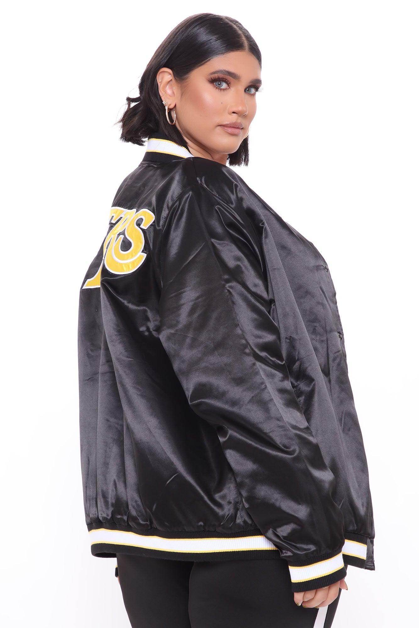 NBA Slam Dunk Lakers Bomber Jacket - Black Product Image