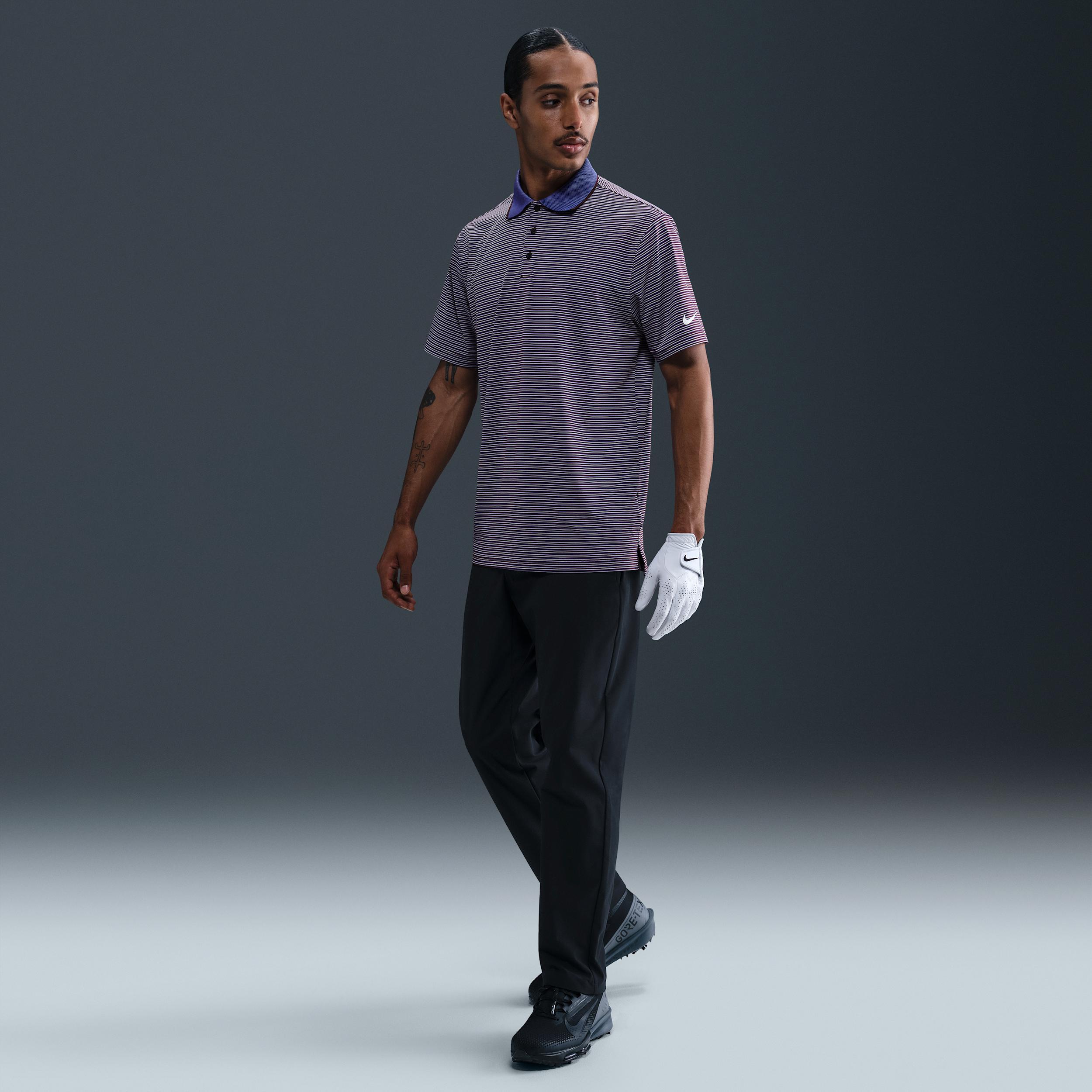 Nike Men's Tour Dri-FIT Striped Golf Polo Product Image