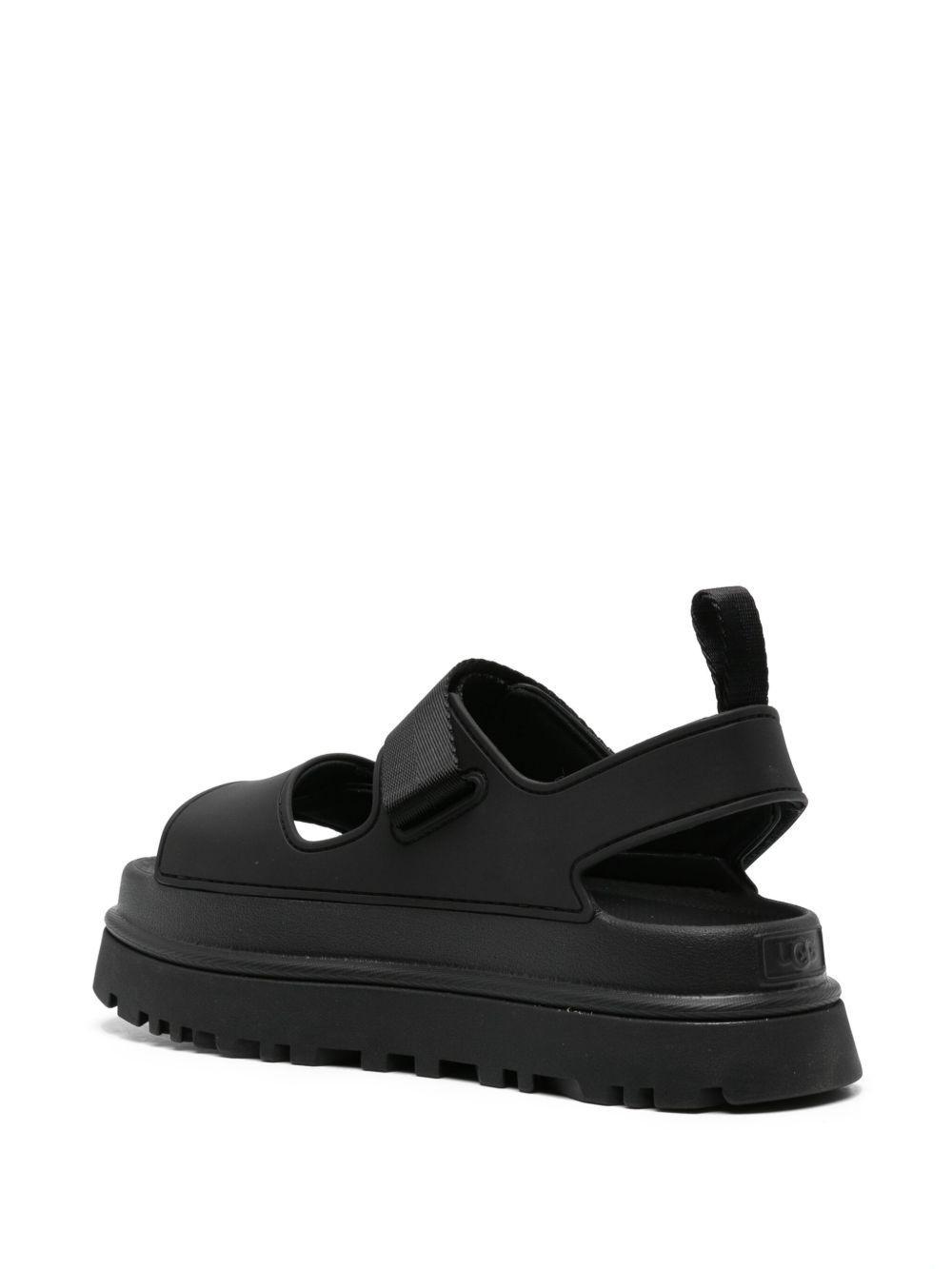 Golden Glow touch-strap sandals Product Image