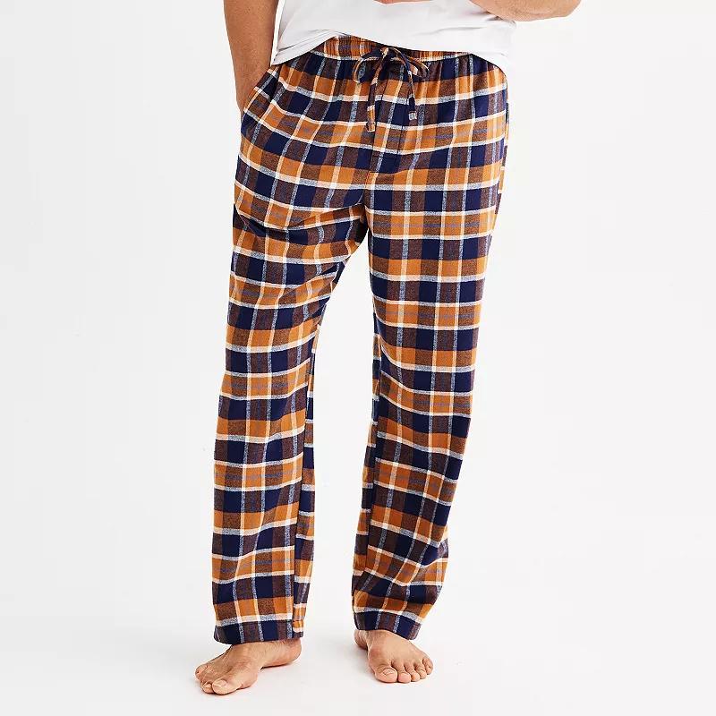 Mens Sonoma Goods For Life Flannel Drawstring Pajama Pants Product Image