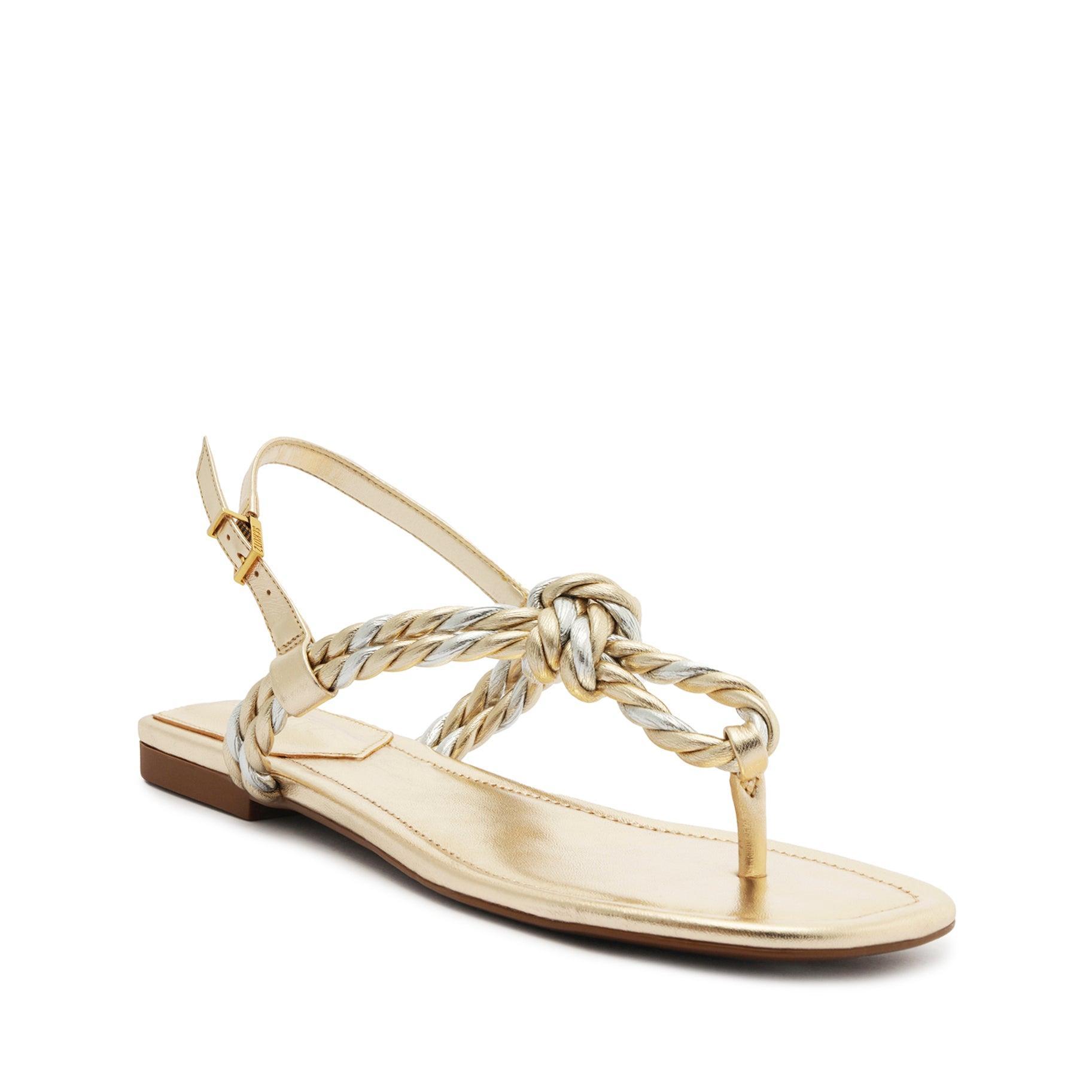 Sage Metallic Flat Sandal Product Image