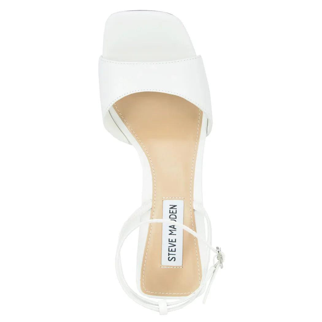 Steve Madden | Rozlyn White Heels FINAL SALE Product Image