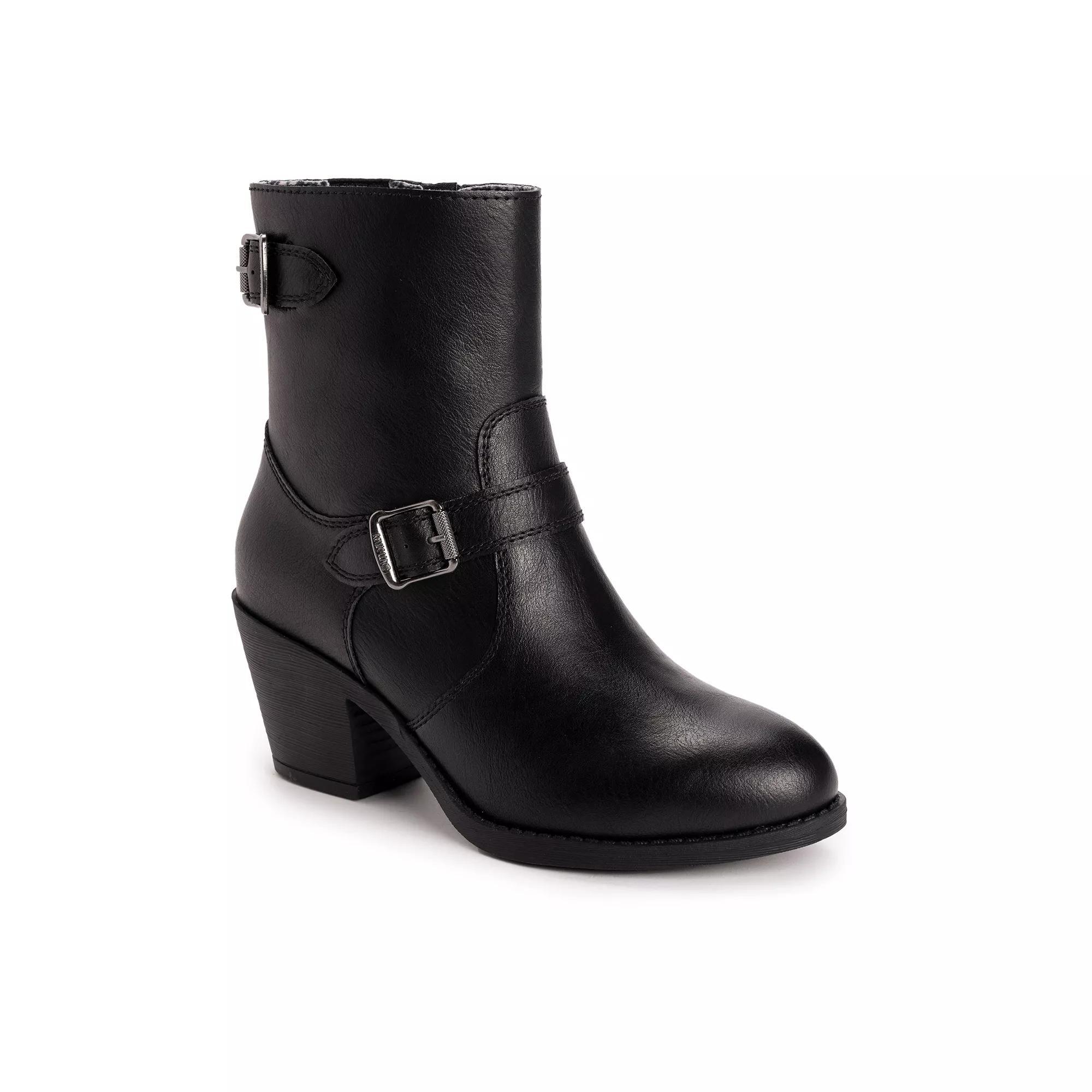 MUK LUKS Yellowstone Yeats Women's Ankle Boots, Size: 10, Black Product Image