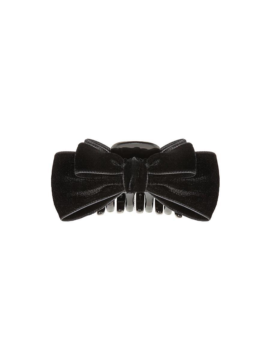 Womens Core Matilda Velvet Bow Jaw Clip Product Image