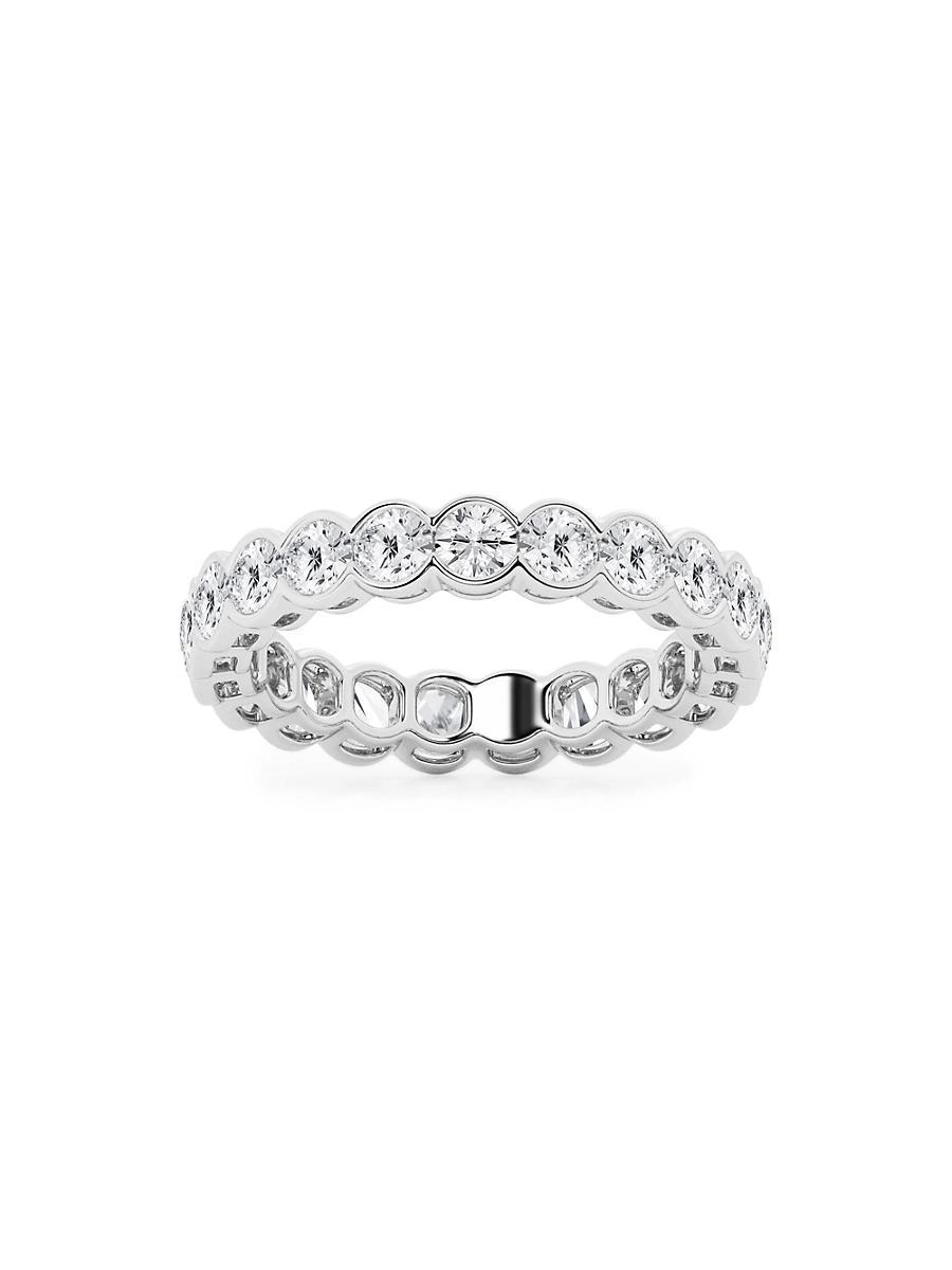 Womens 14K White Gold & Round Lab-Grown Diamond Eternity Band/2.00-5.00 TCW Product Image