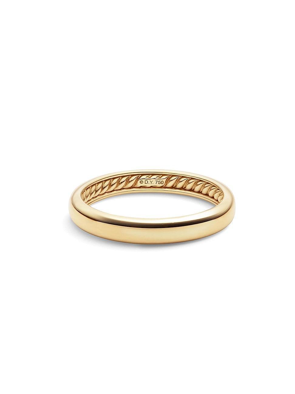 David Yurman Mens 18K Yellow Gold Classic Band Product Image