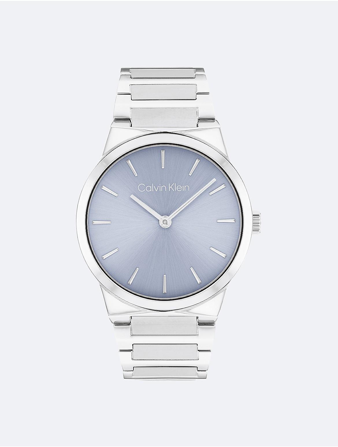 Calvin Klein Mens Minimalist Integrated Link Bracelet 32mm Watch - Metallic Product Image