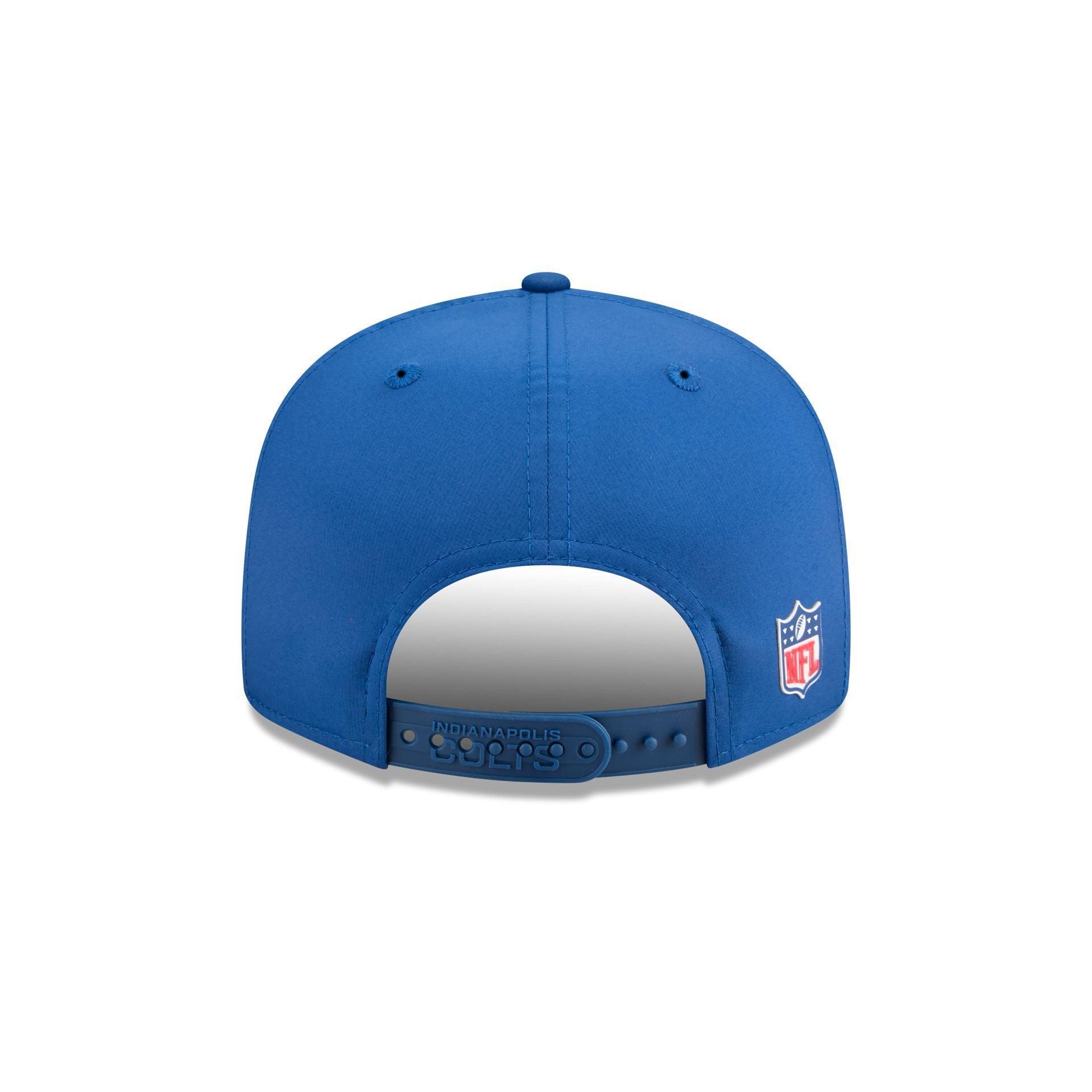 Indianapolis Colts 2025 Sideline Hot Weather Split Panel 9FIFTY Snapback Hat Male Product Image