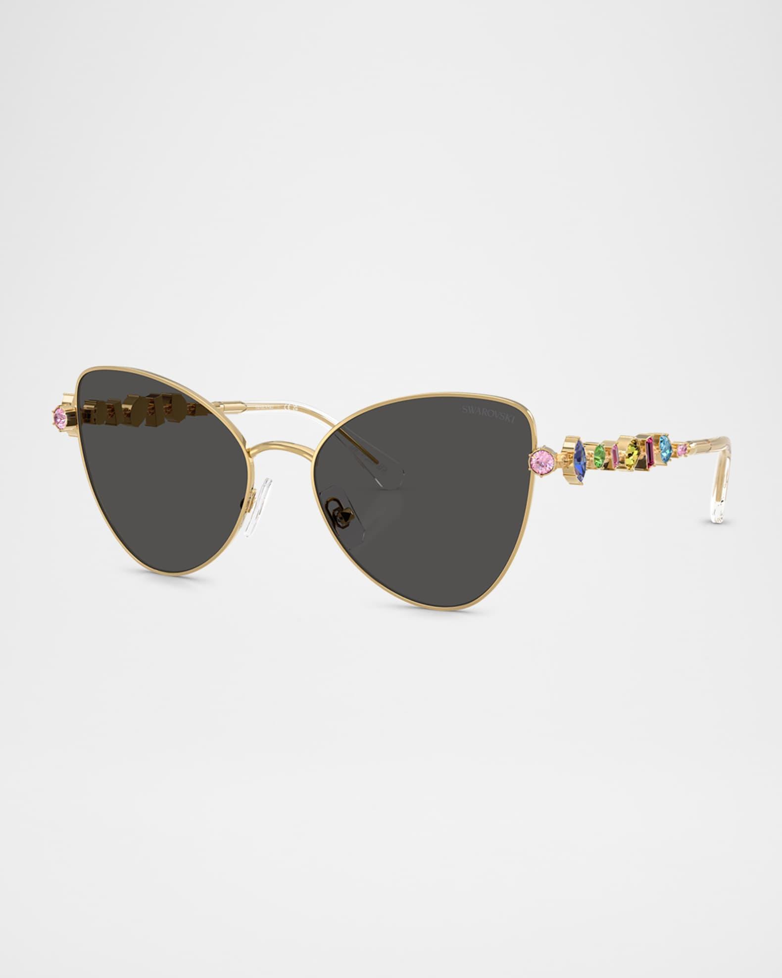 SK7034 Butterfly Crystalized Sunglasses Product Image