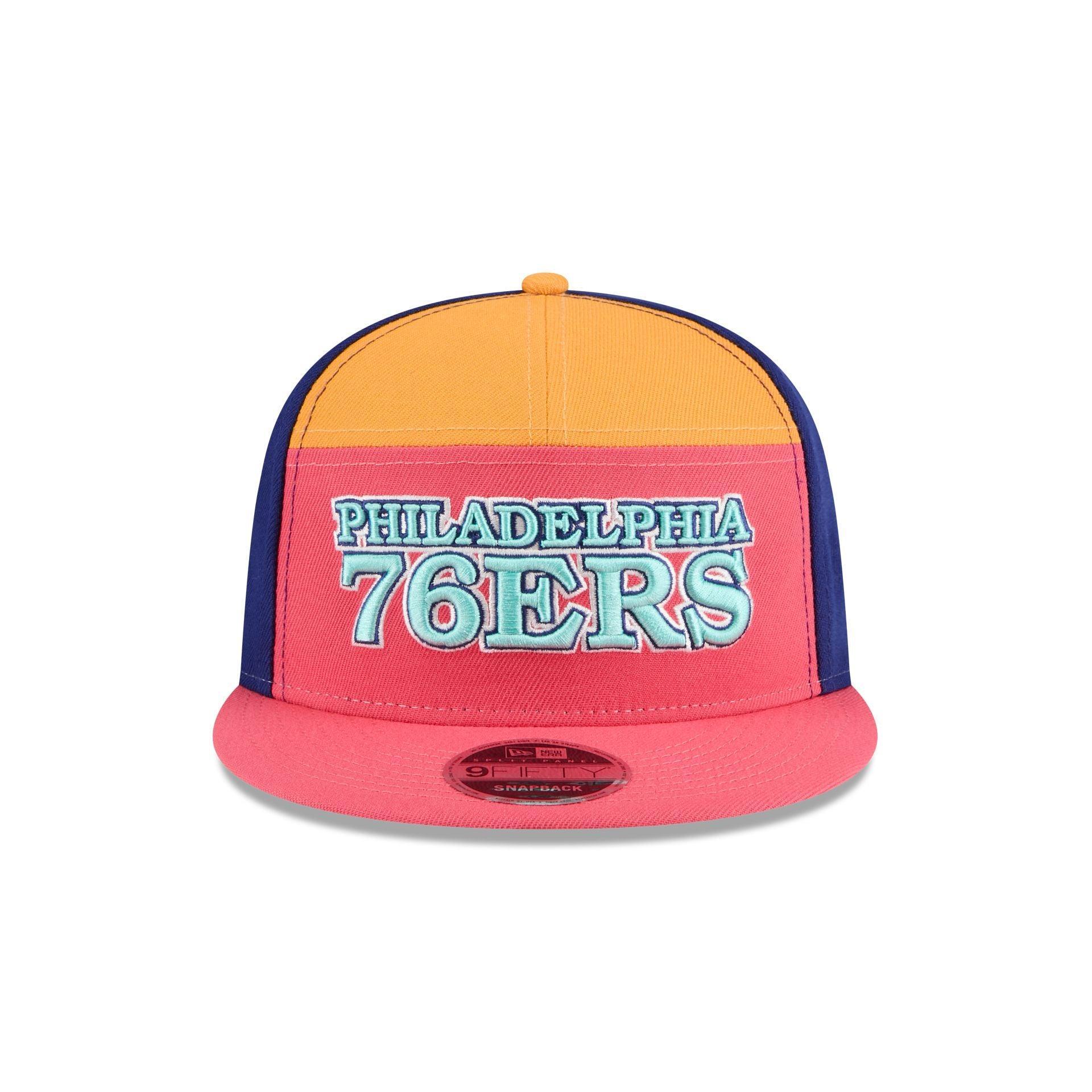 Chicago Bulls Coral Split Panel 9FIFTY Snapback Hat Male Product Image