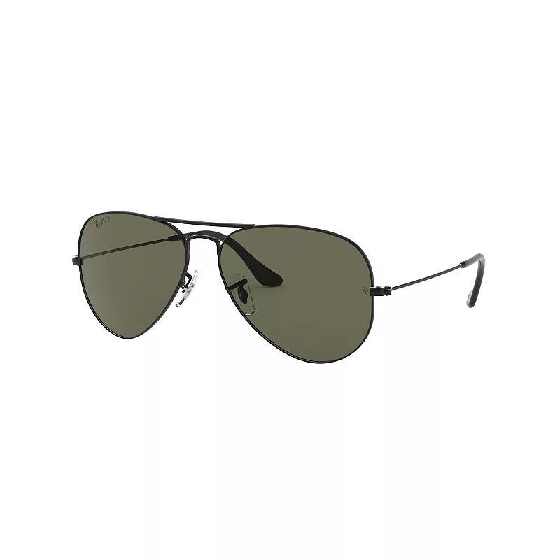 Ray-Ban Unisex 58mm Gradient Aviator Sunglasses in Black at Nordstrom Product Image