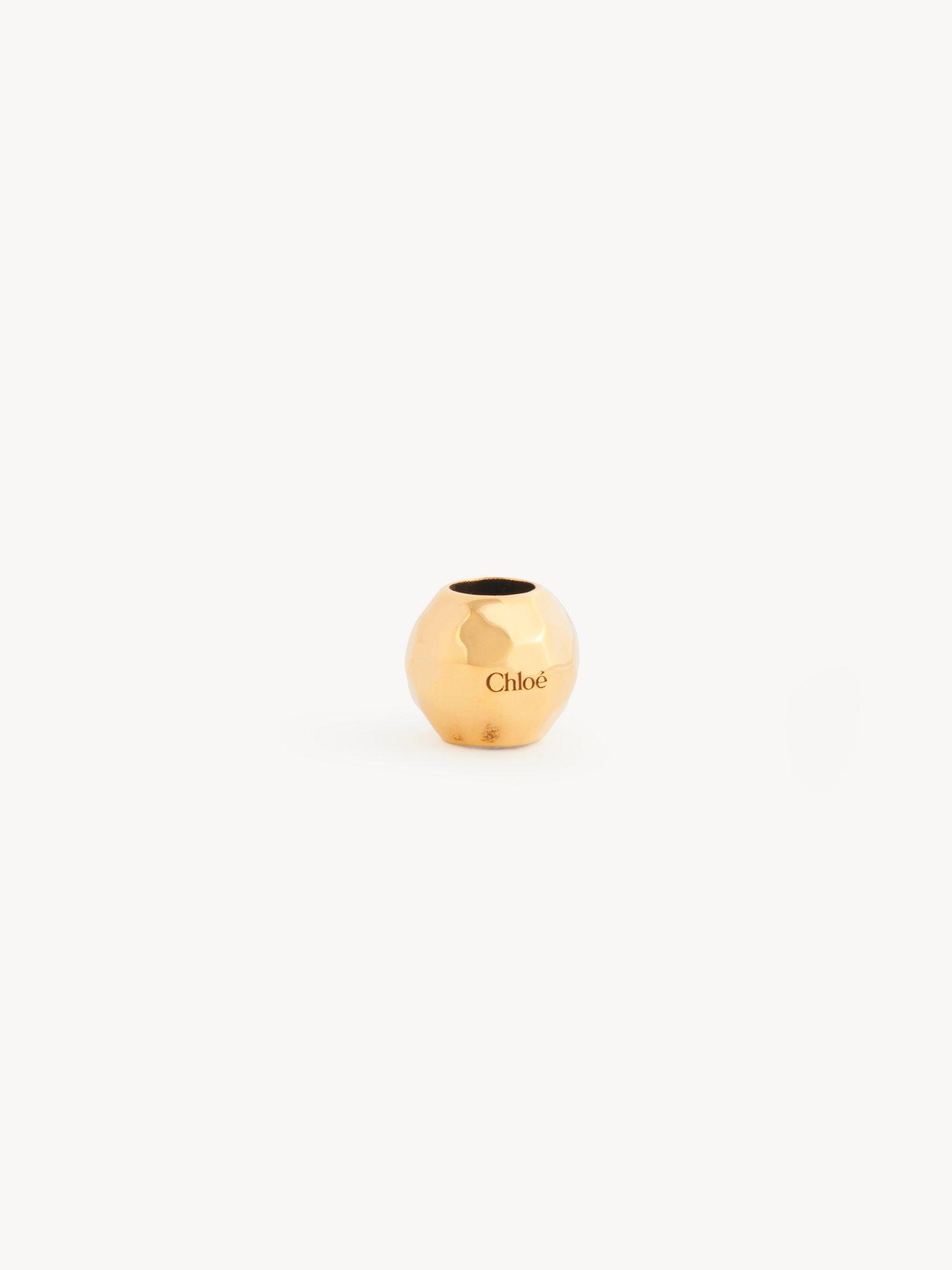 Sphere Dice bracelet charm in brass Product Image