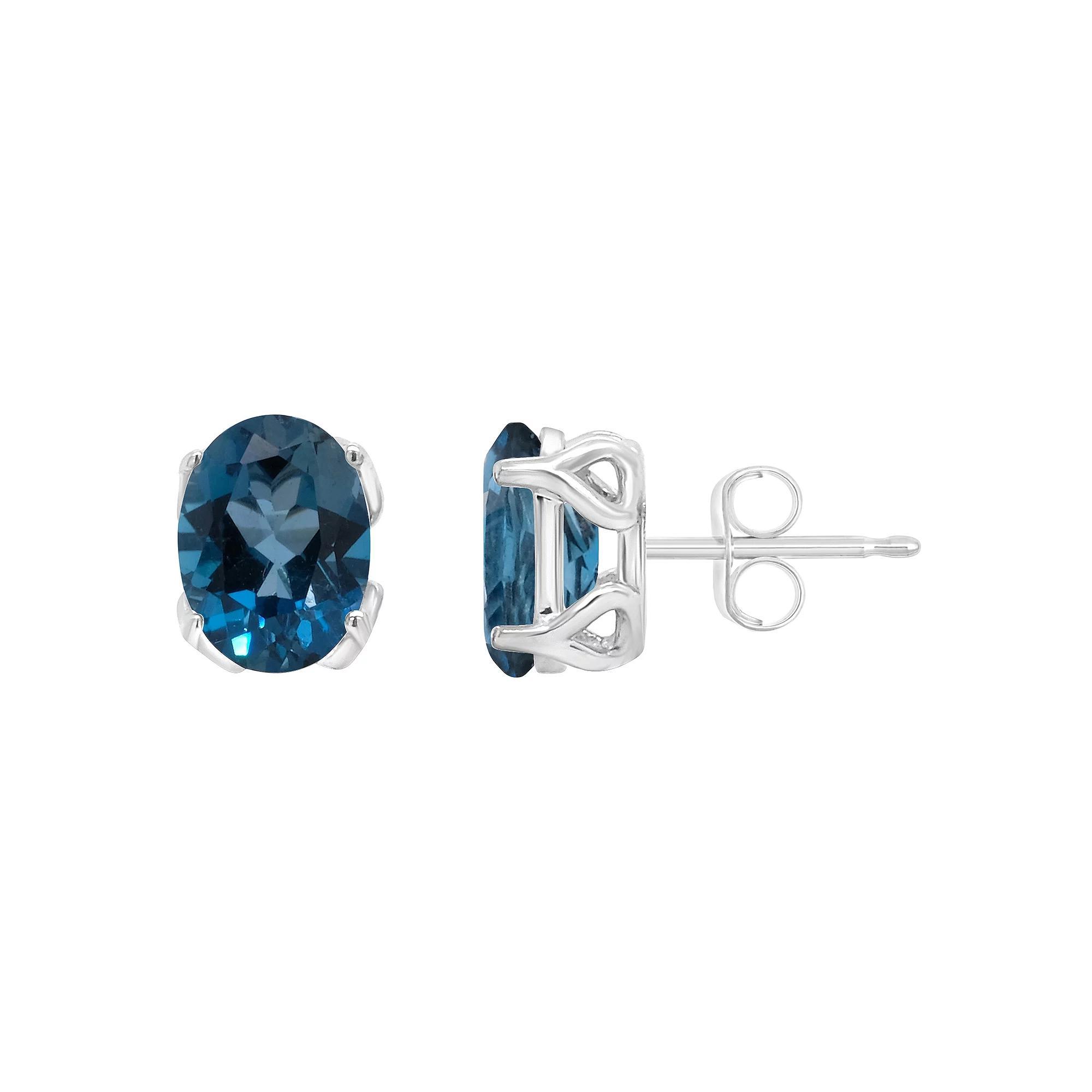 Alyson Layne Sterling Silver 6 mm Cushion Rose Quartz Stud Earrings, Womens Product Image