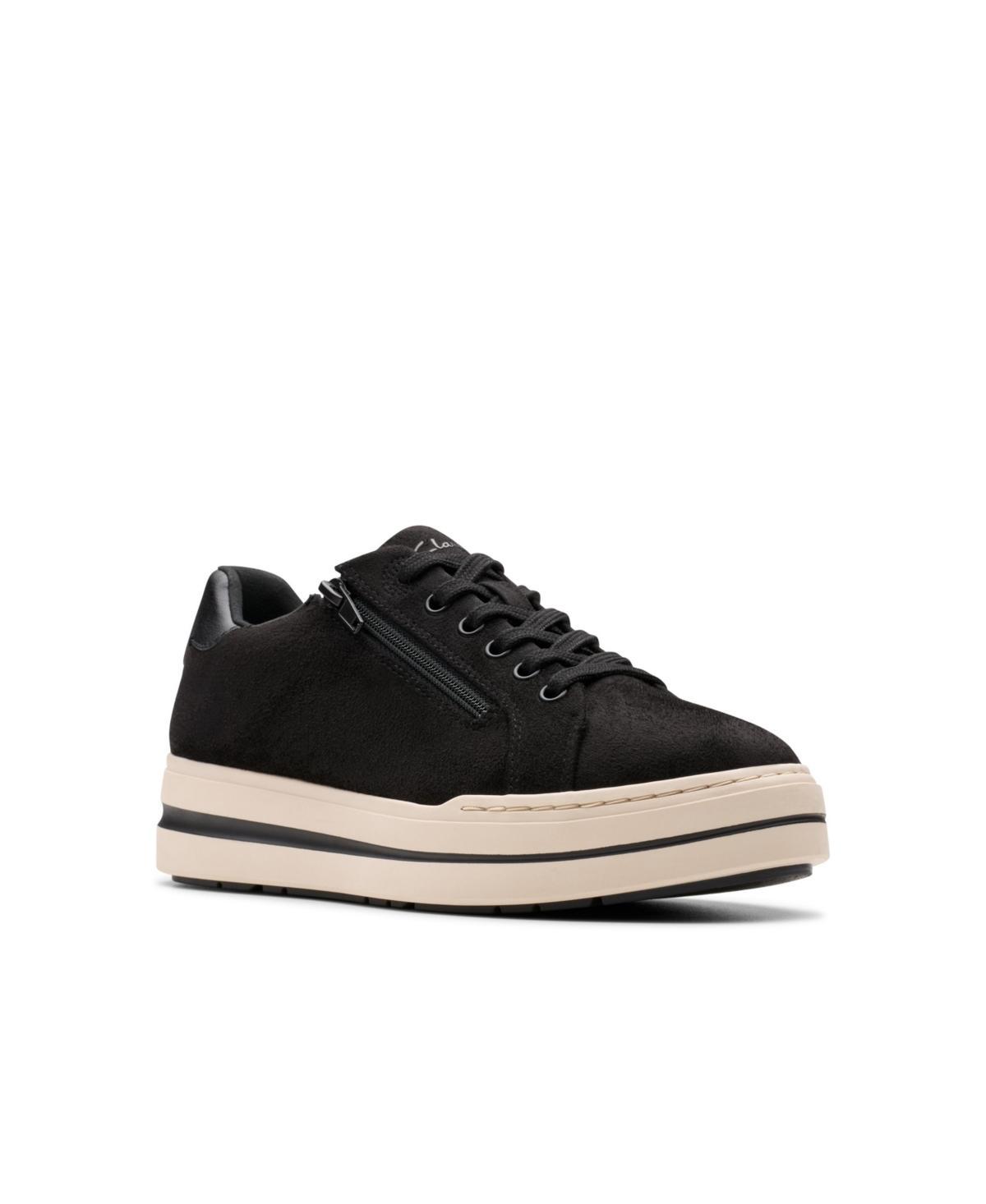 Clarks® Audreigh Sky Women's Casual Sneakers, Size: 7.5, Black Fabric Product Image